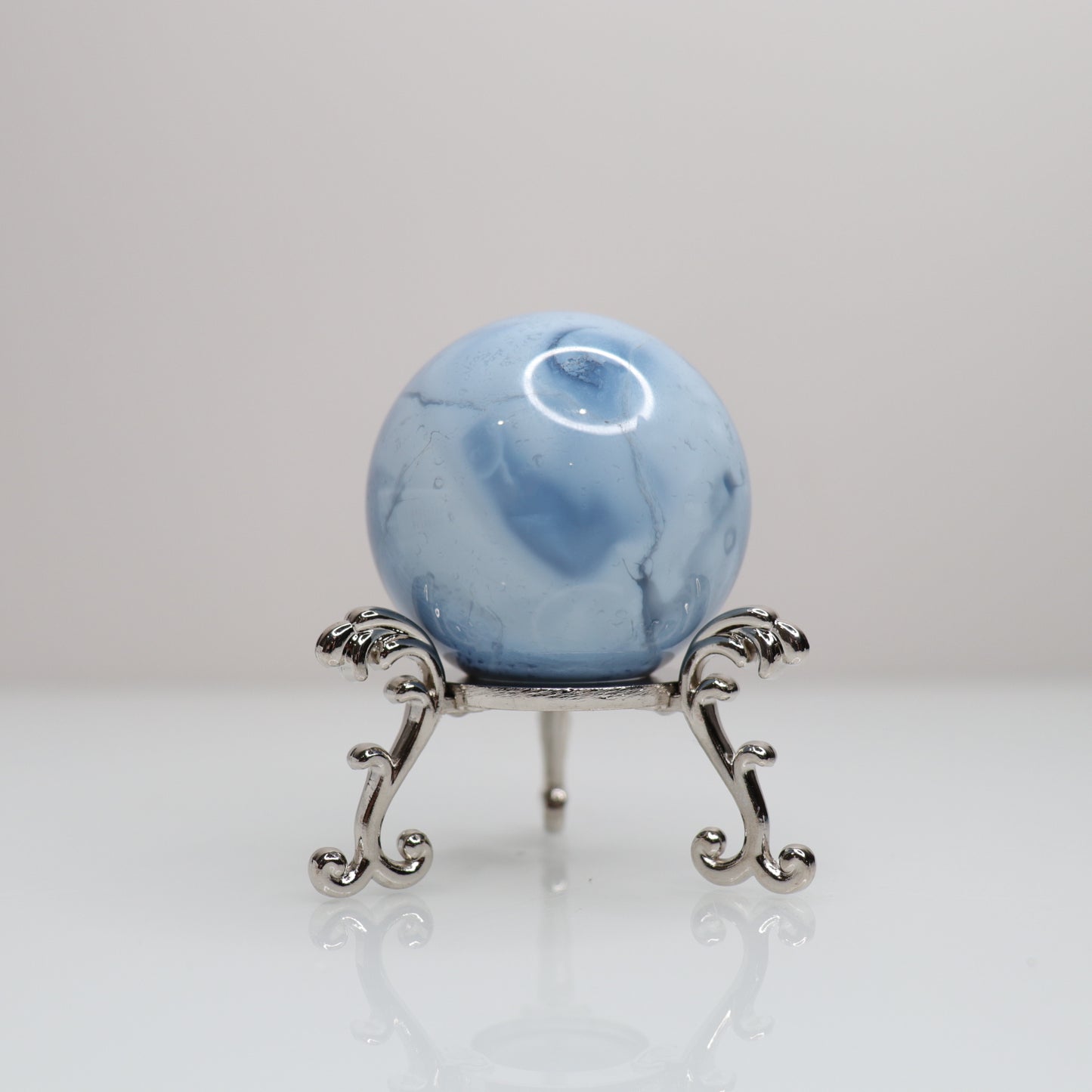 Blue Opal Sphere 1