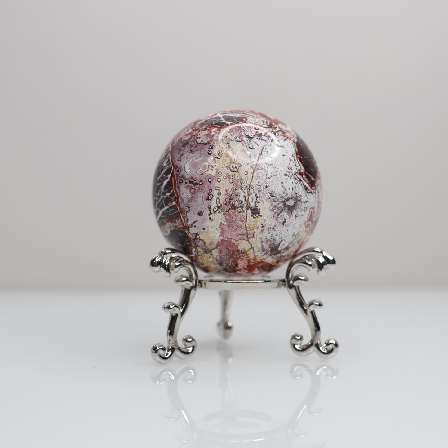 Mexican Lace Agate Sphere | 8