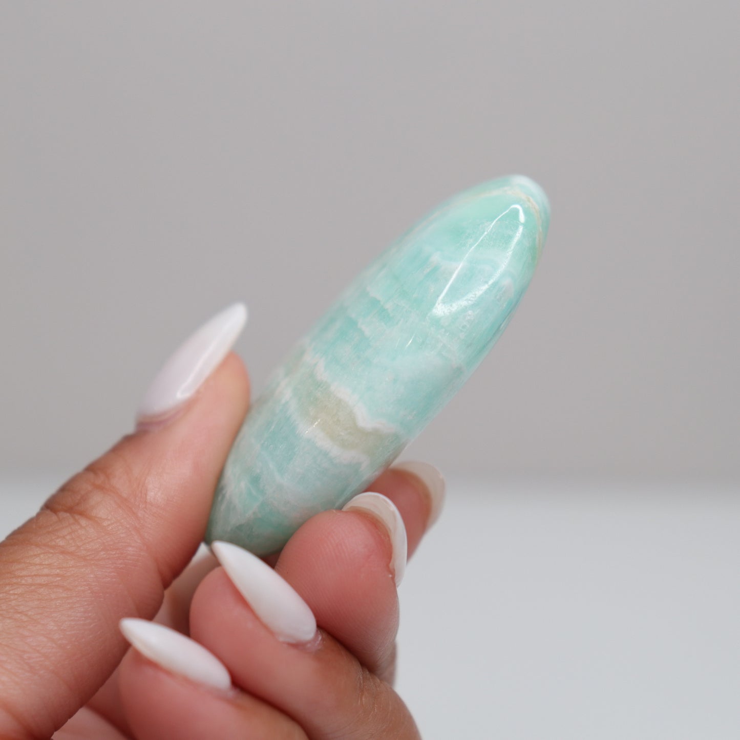 Caribbean Calcite Palm Stone | J