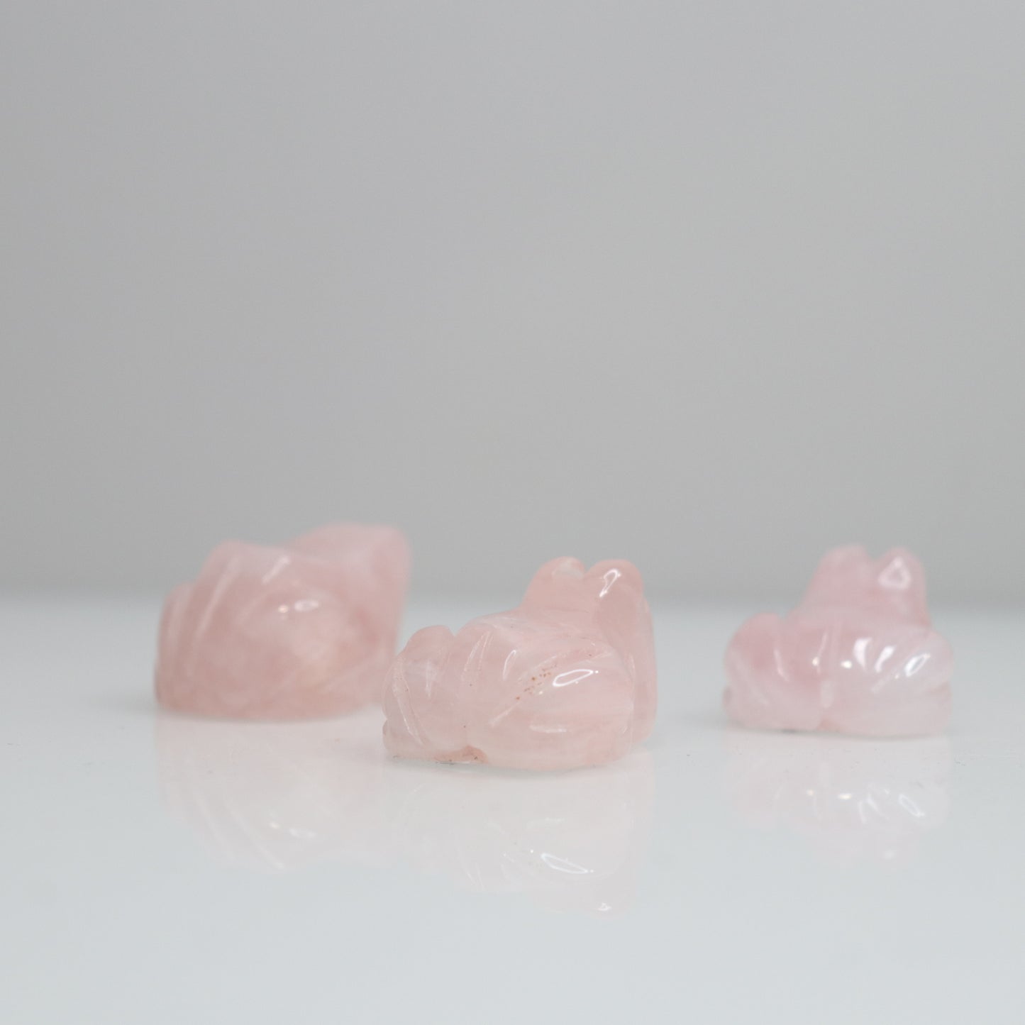 Rose Quartz Frogs | 1.5”