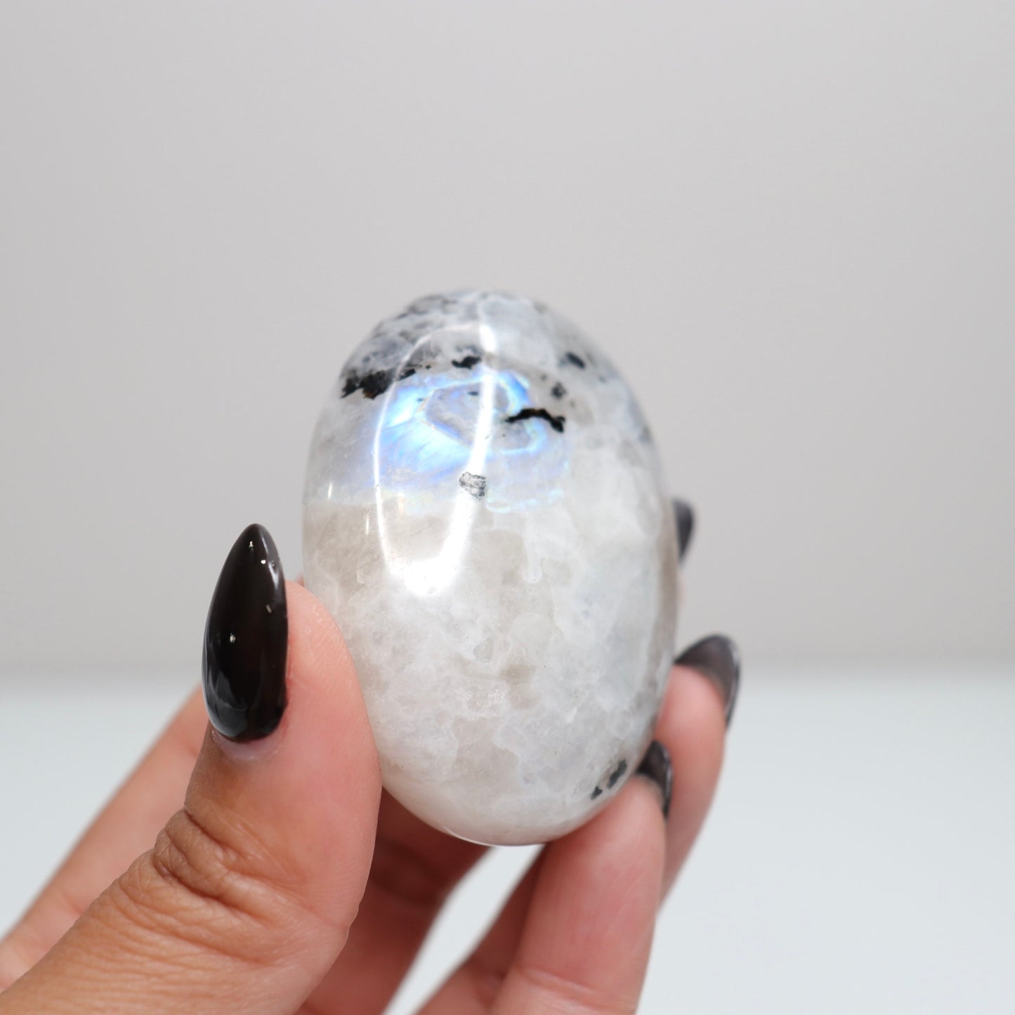 Rainbow Moonstone Palm Stone 61