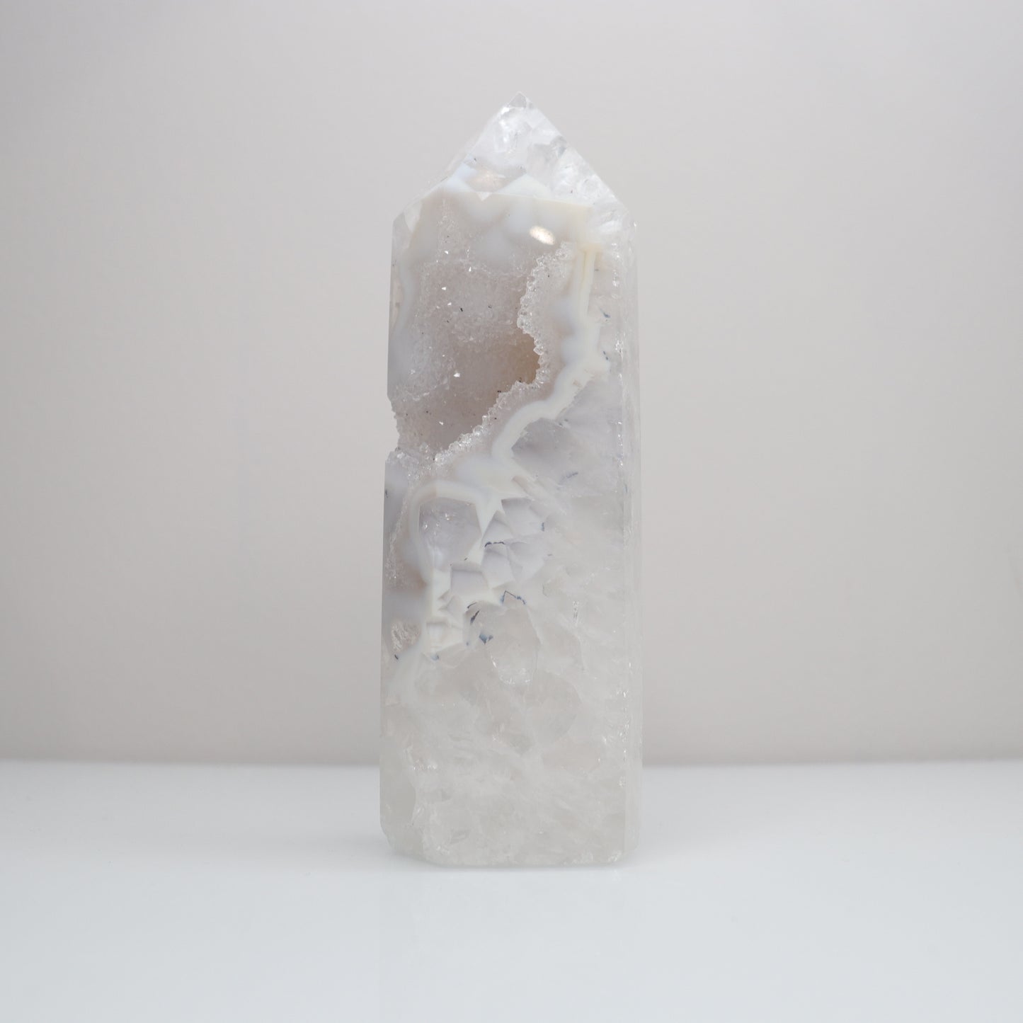 Druzy Agate Tower | C
