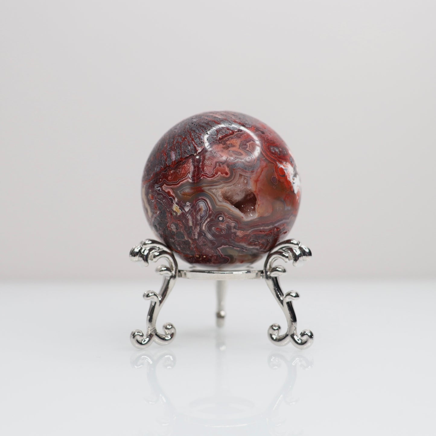 Mexican Lace Agate Sphere | 11