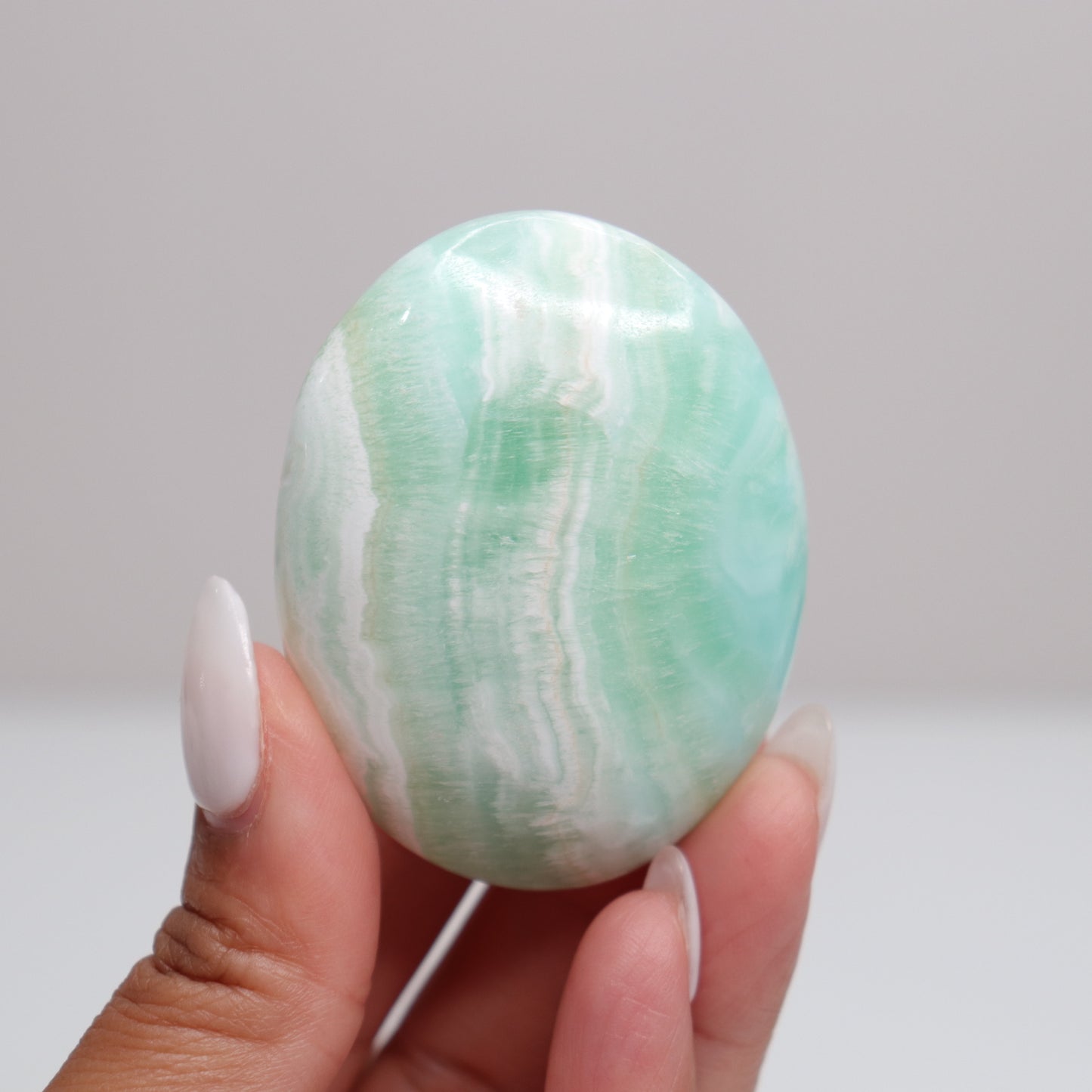 Caribbean Calcite Palm Stone | D