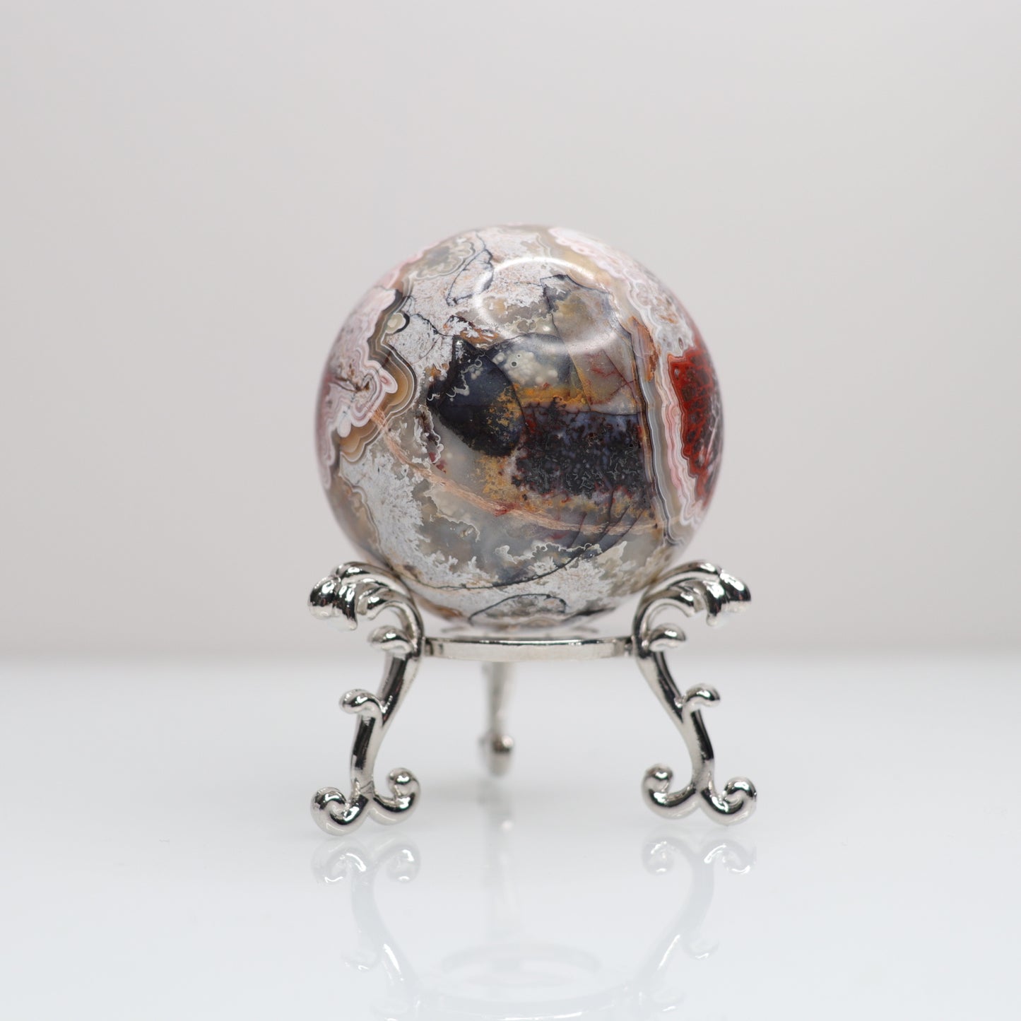 Mexican Lace Agate Sphere | 13
