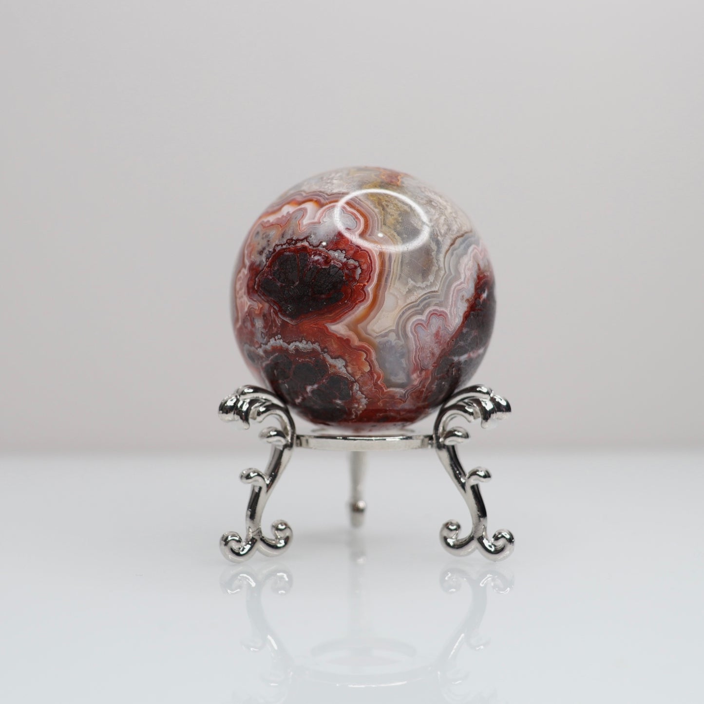 Mexican Lace Agate Sphere | 10