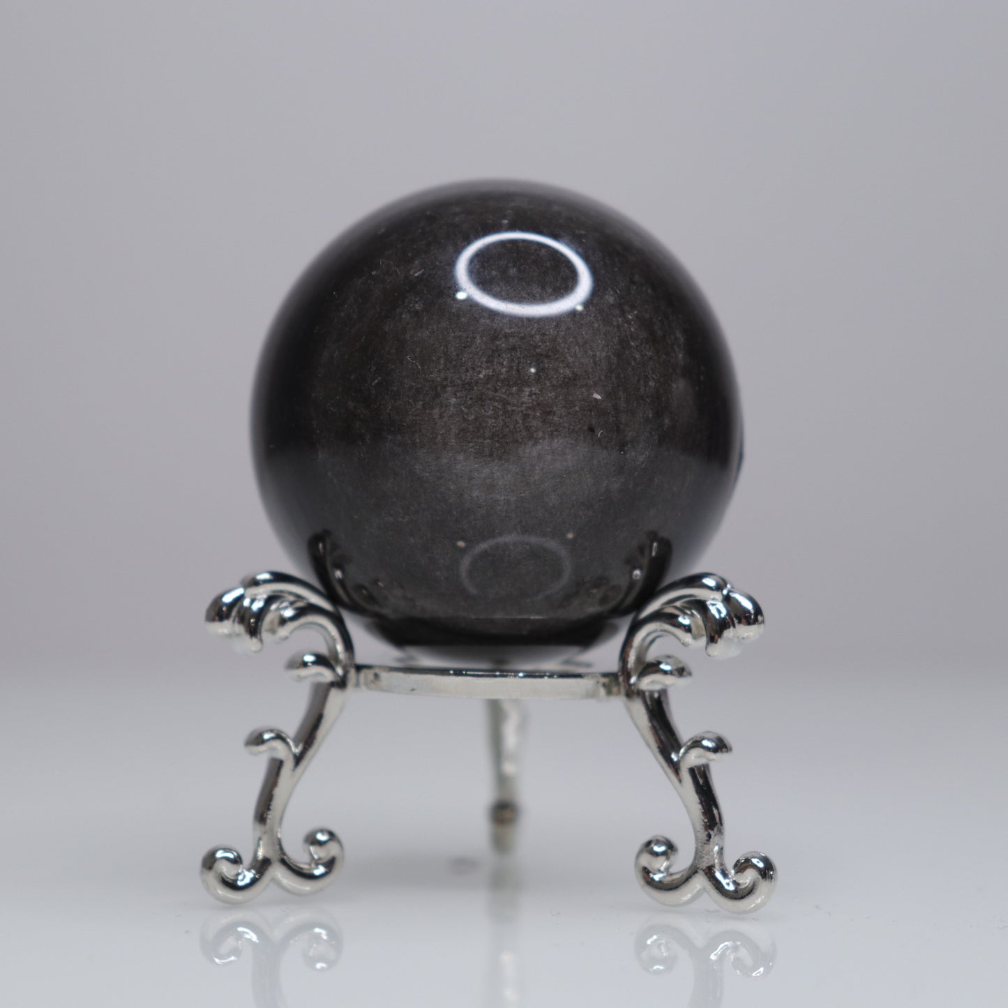 Silver Sheen Obsidian Sphere | 4