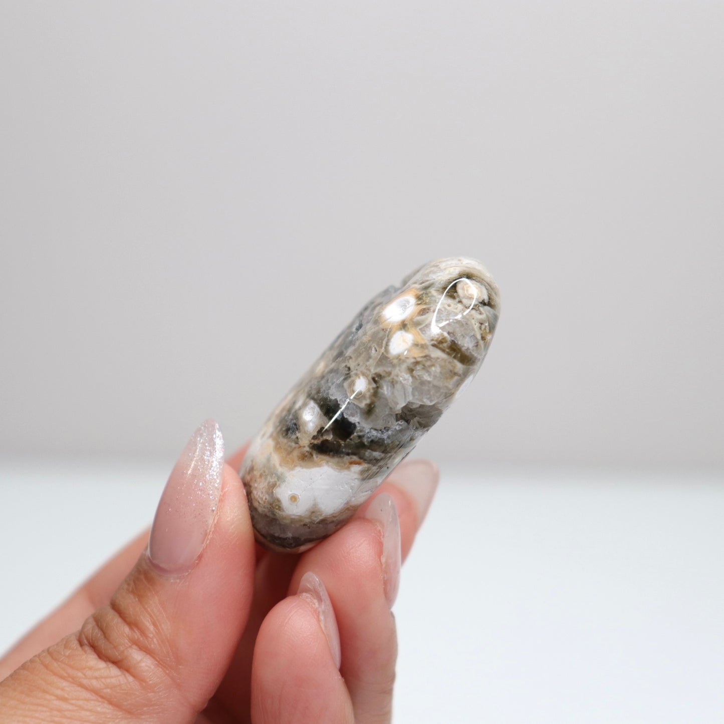 Sea Jasper Palm Stone | F