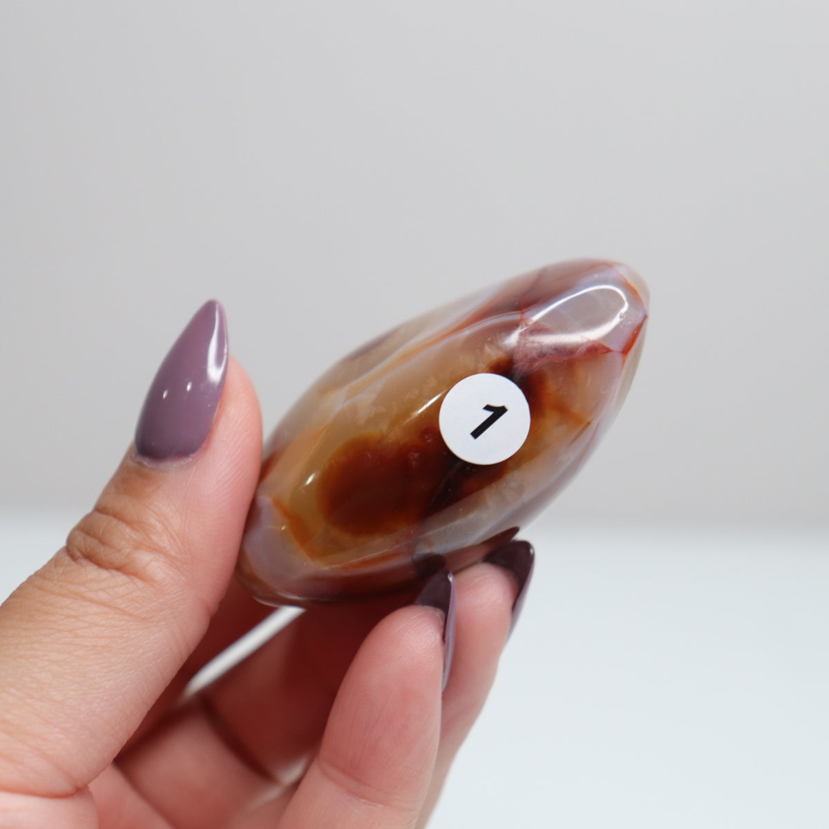 Carnelian Palm Stone 1