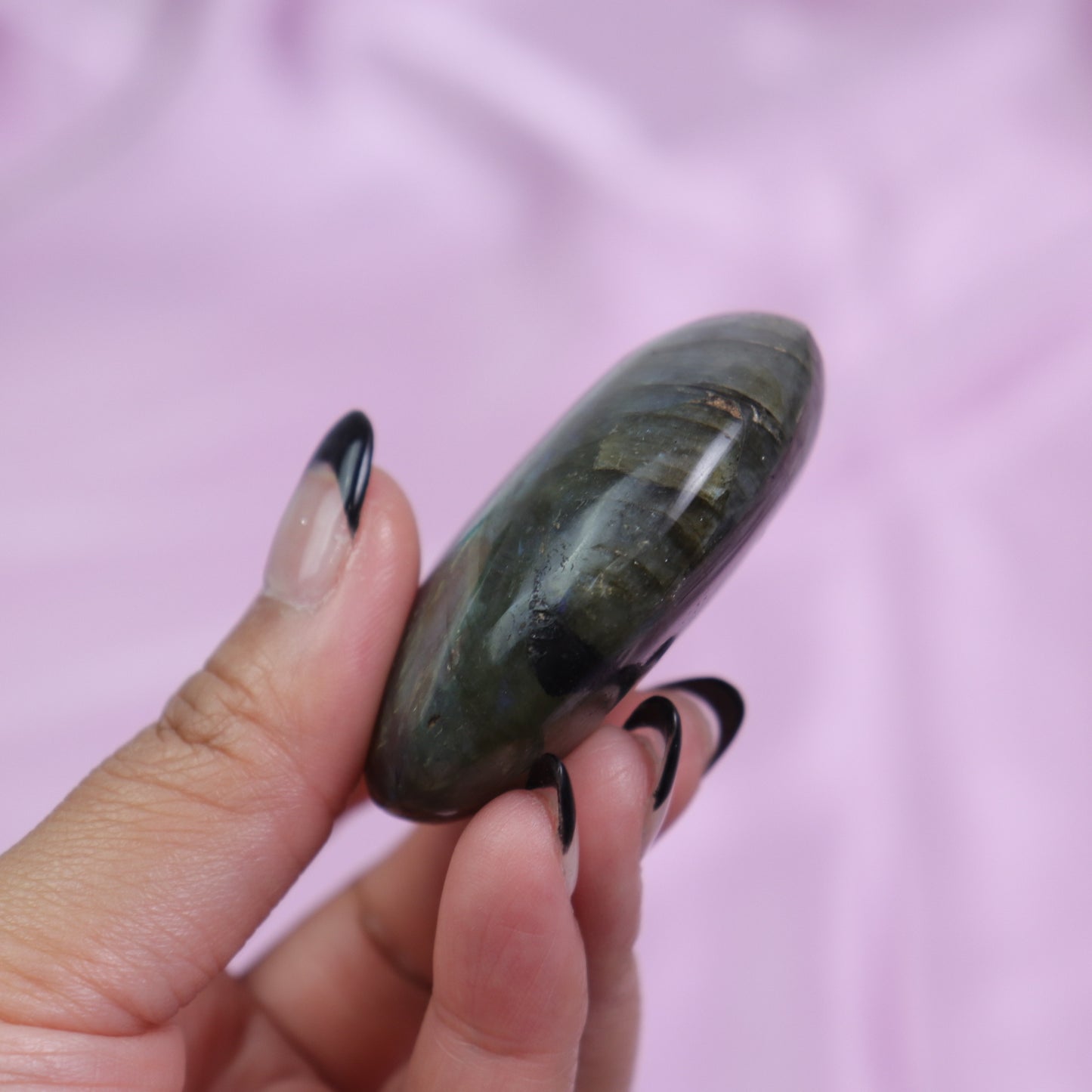 Labradorite Palm Stone | 14