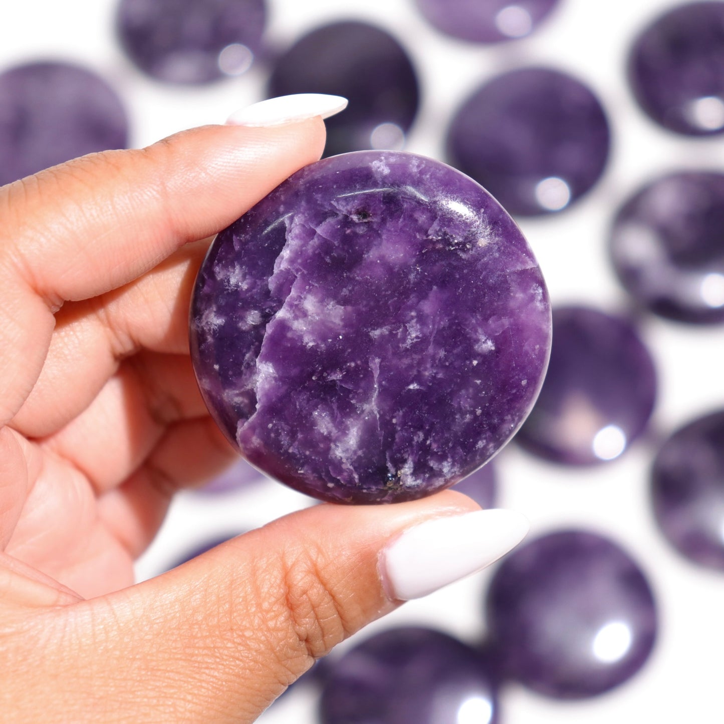 Lepidolite Flat Stones
