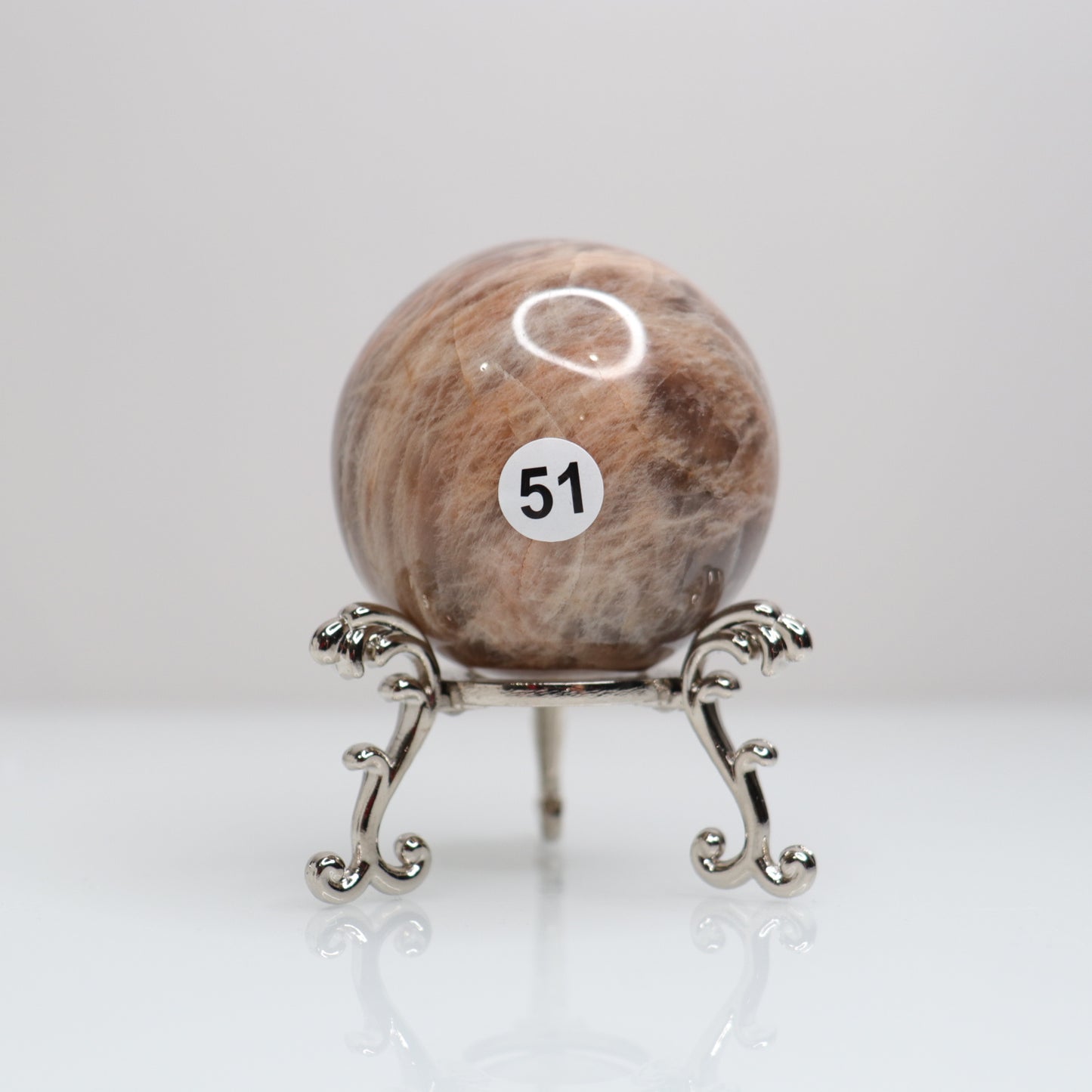 Peach Moonstone Sphere | 51