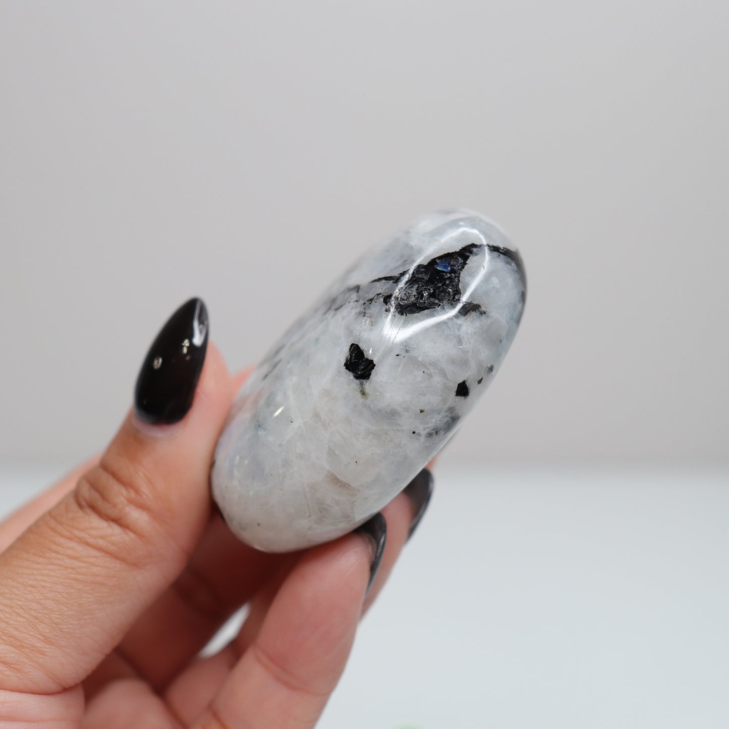 Rainbow Moonstone Palm Stone 67