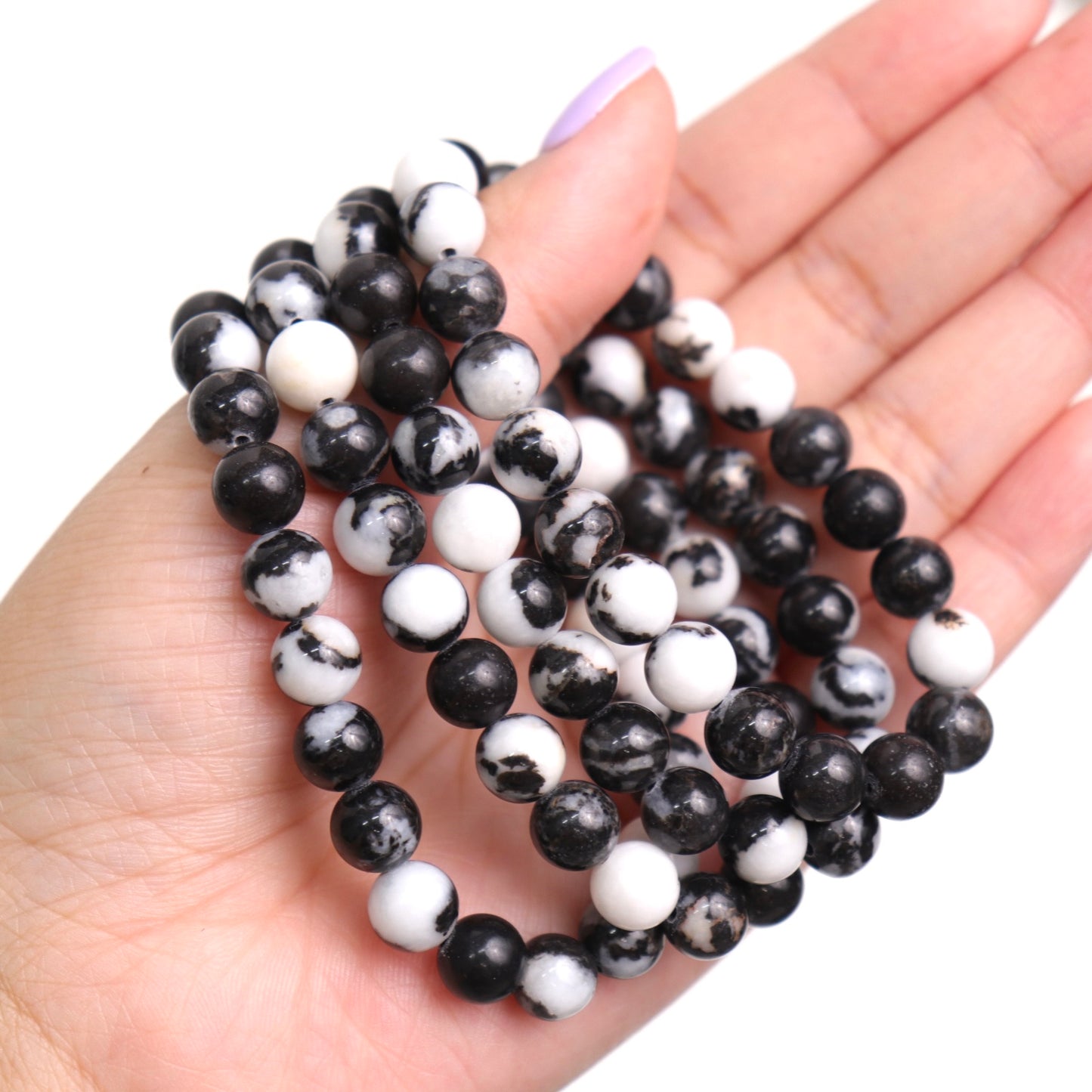 Zebra Jasper Bracelet | 8mm