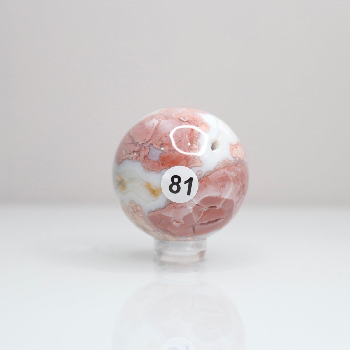 Pink Agate Sphere | 81