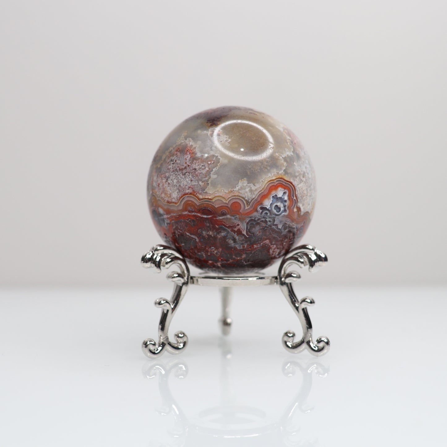 Mexican Lace Agate Sphere | 12
