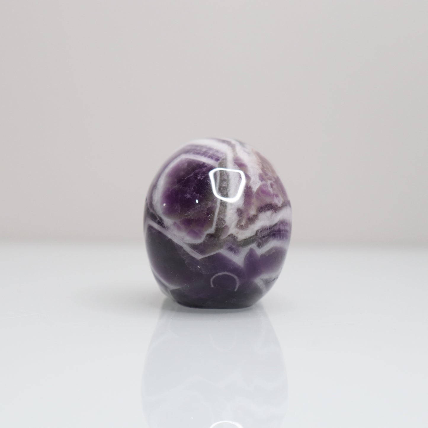 Chevron Amethyst Skull