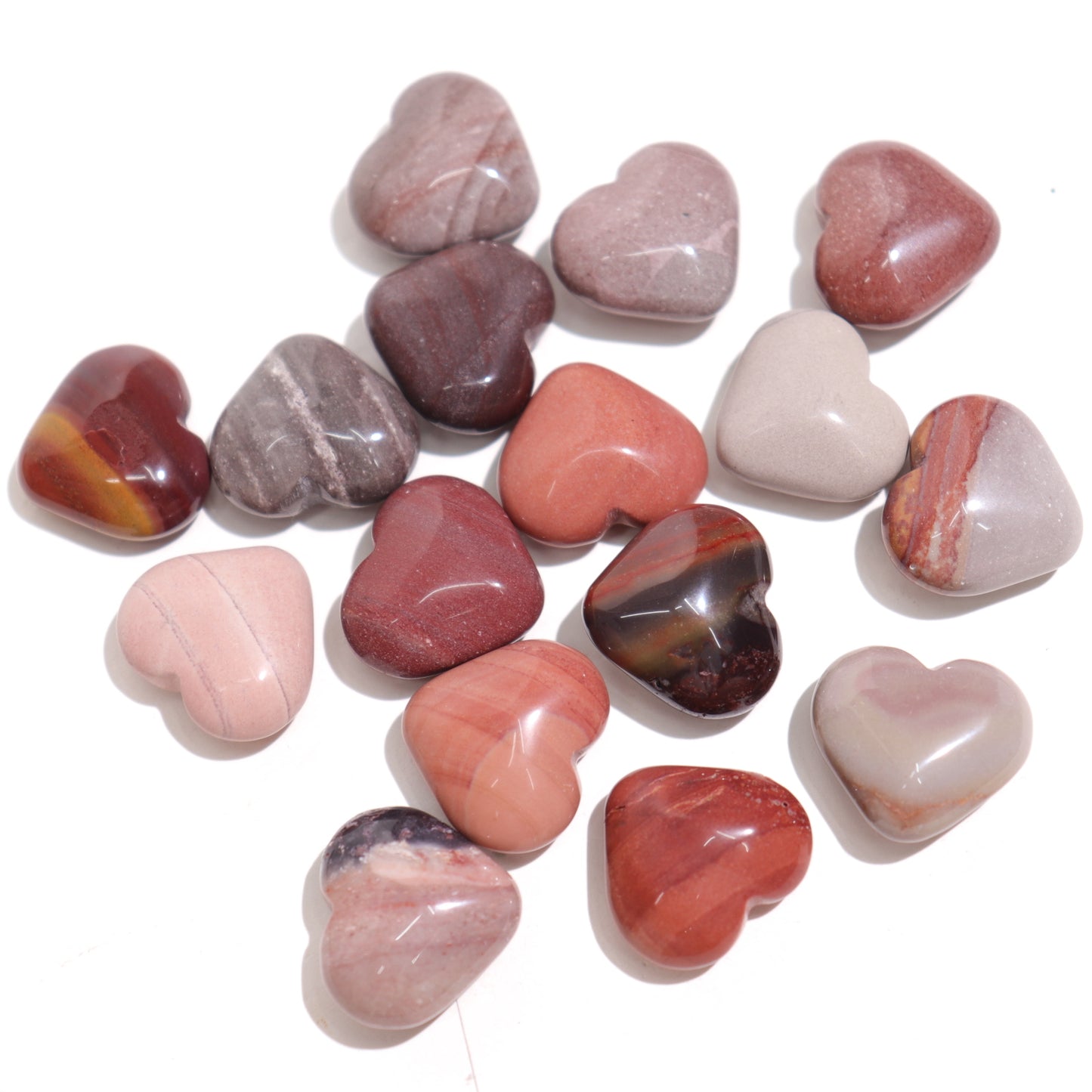 Jasper Mini Hearts | 25mm