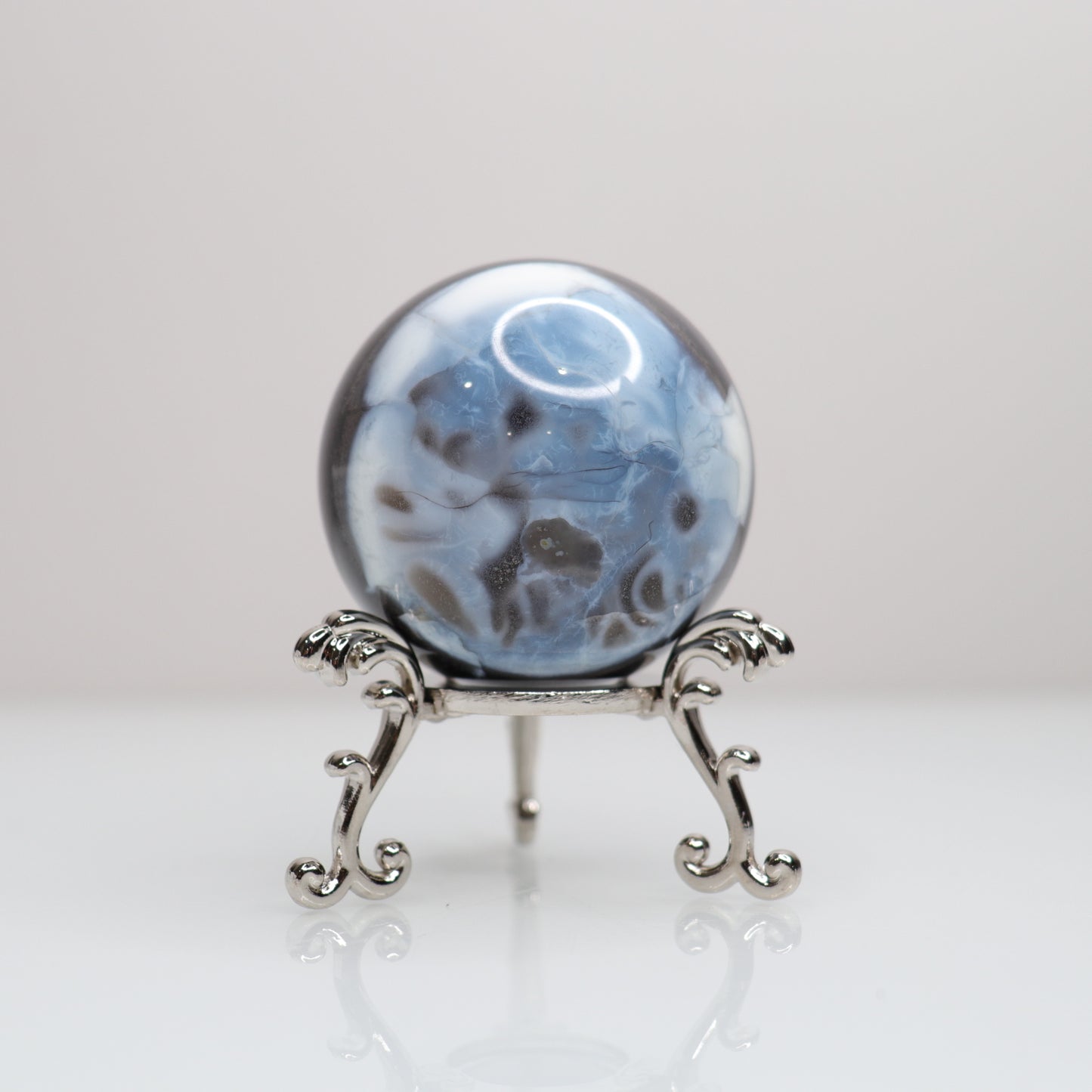 Blue Opal Sphere 9