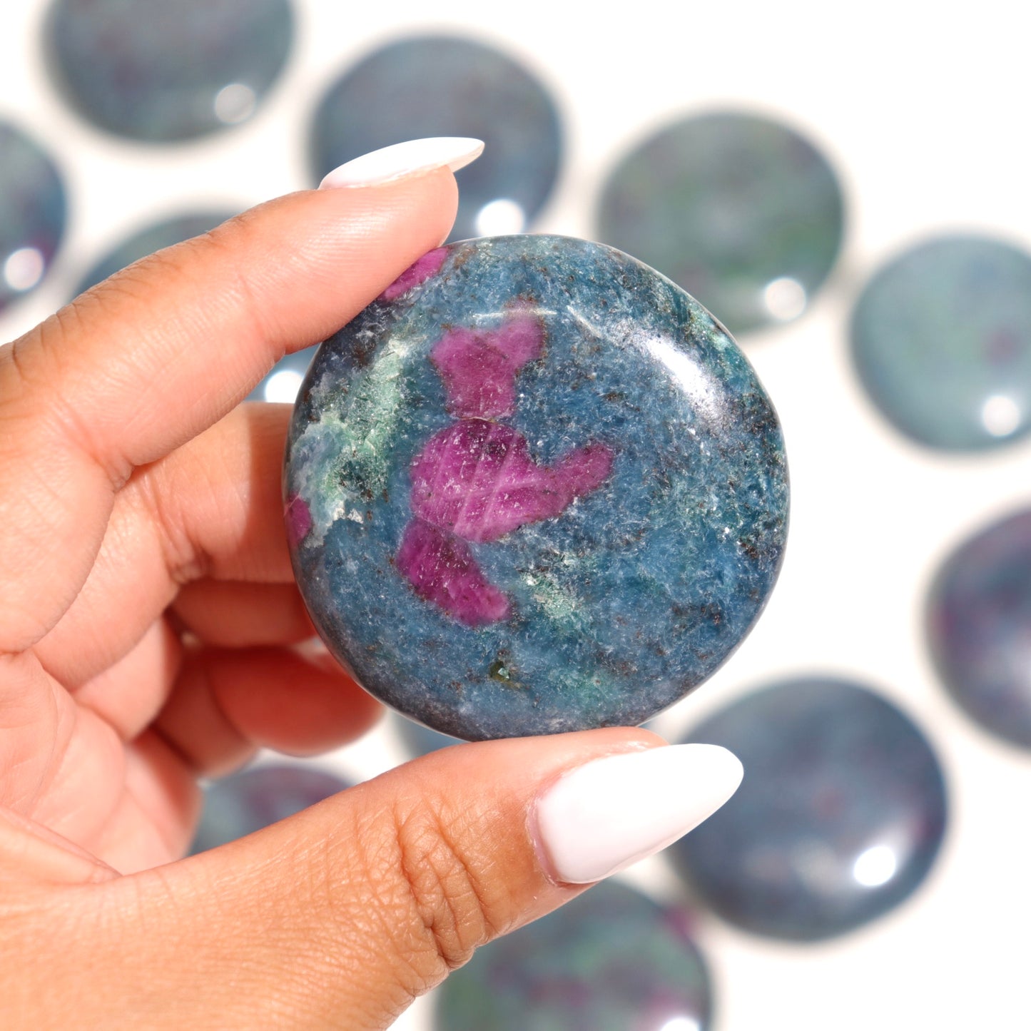 Ruby Kyanite Flat Stones