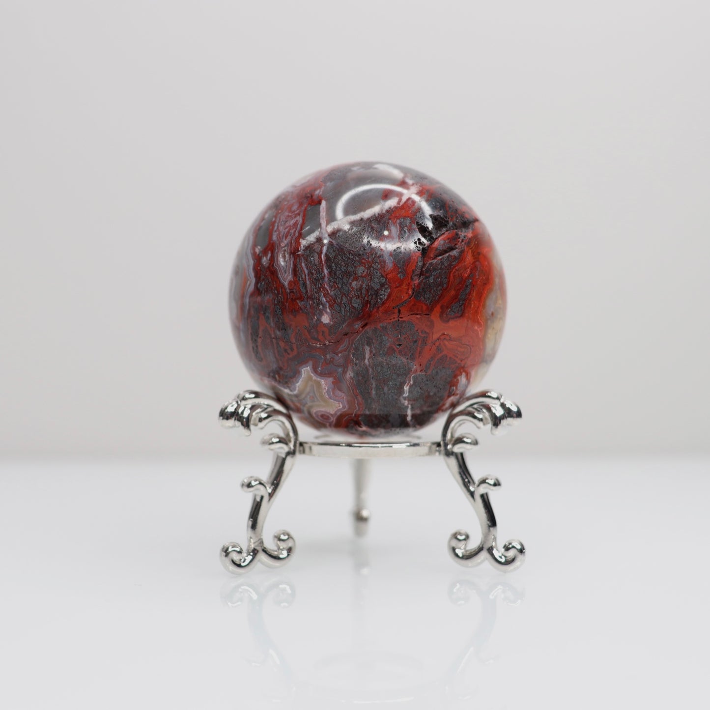 Mexican Lace Agate Sphere | 15