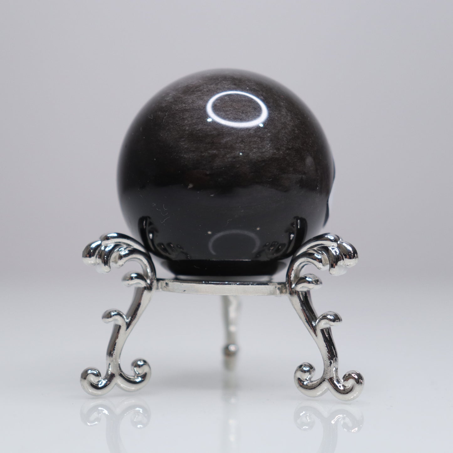 Silver Sheen Obsidian Sphere | 6