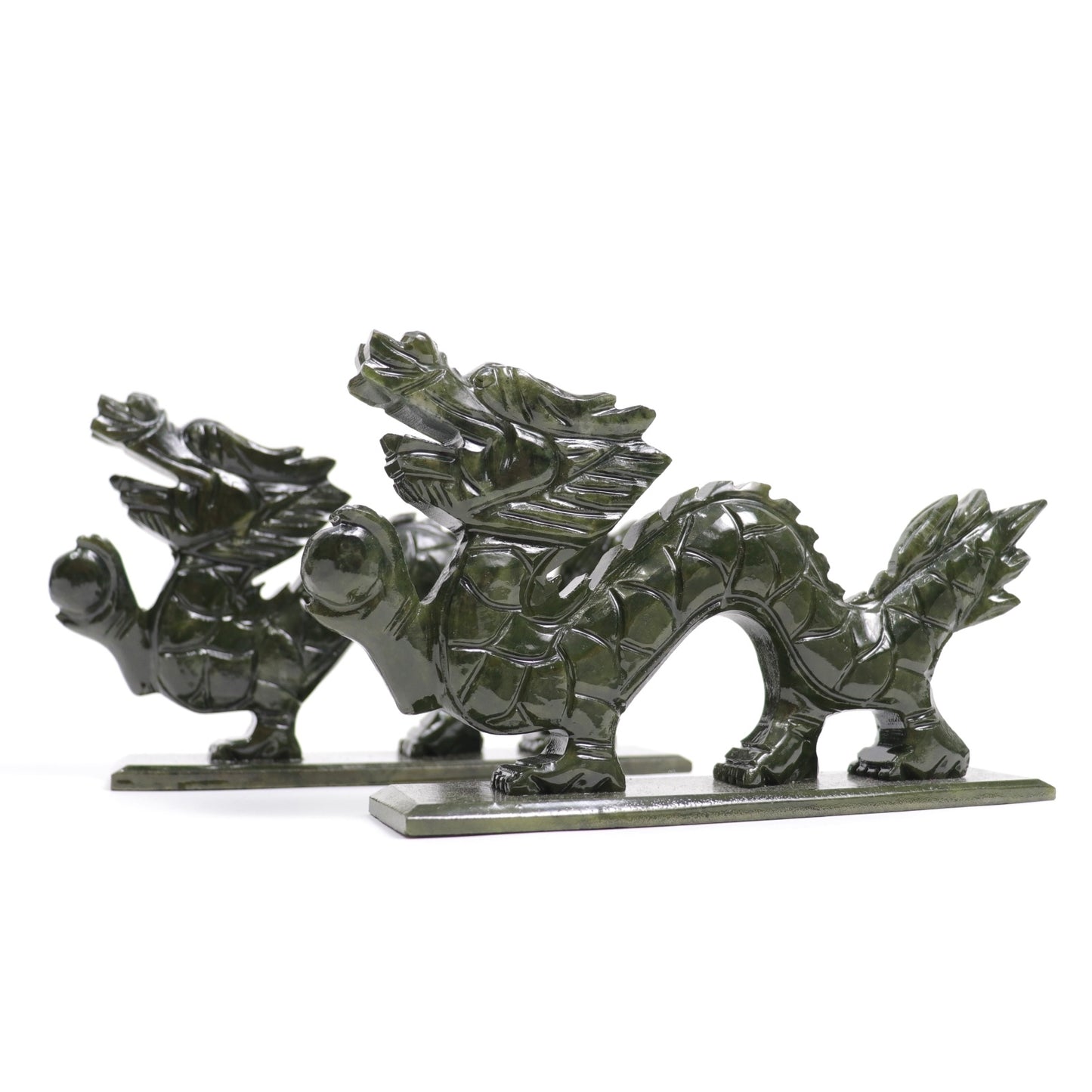 Nephrite Jade Dragons