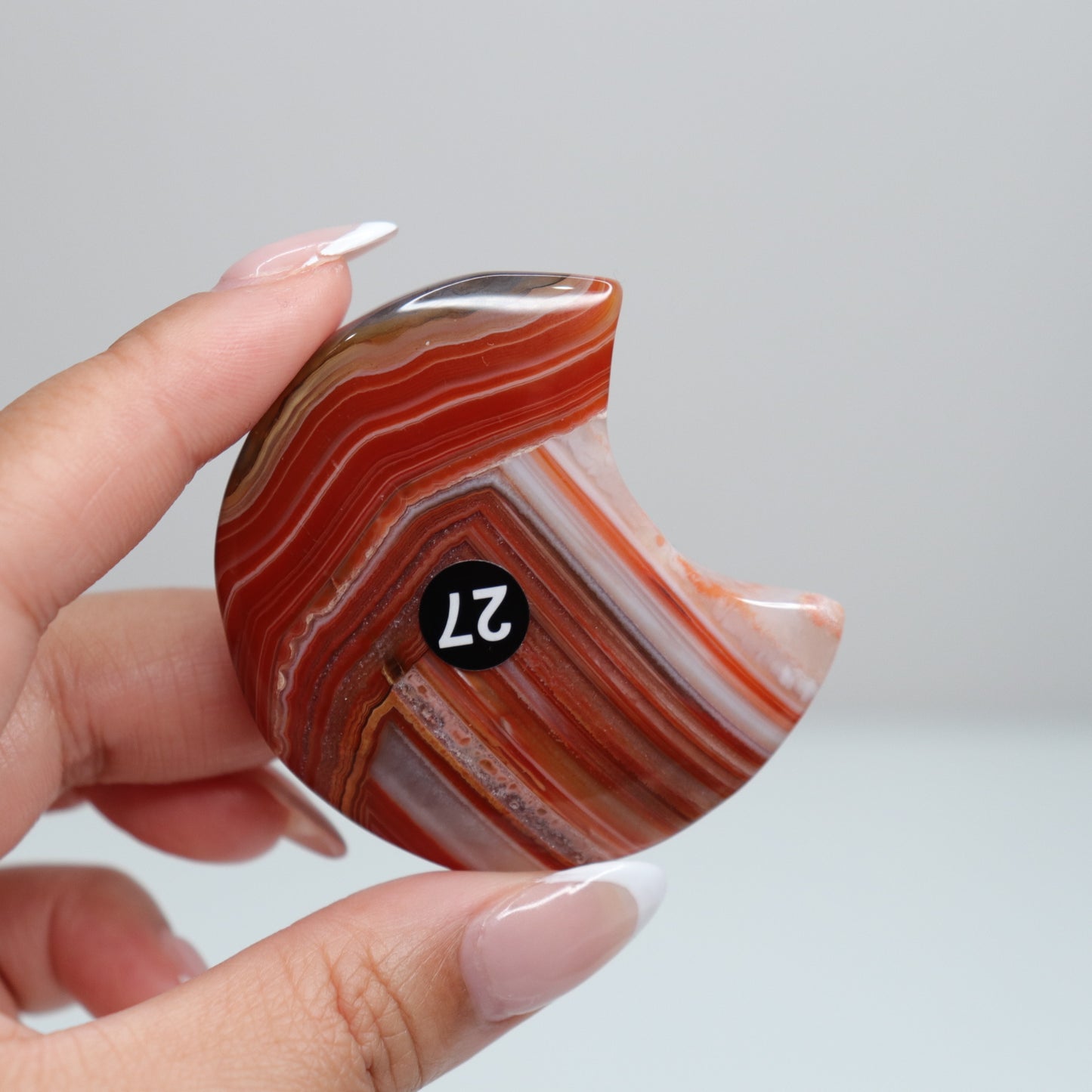 Carnelian Agate Moon 27