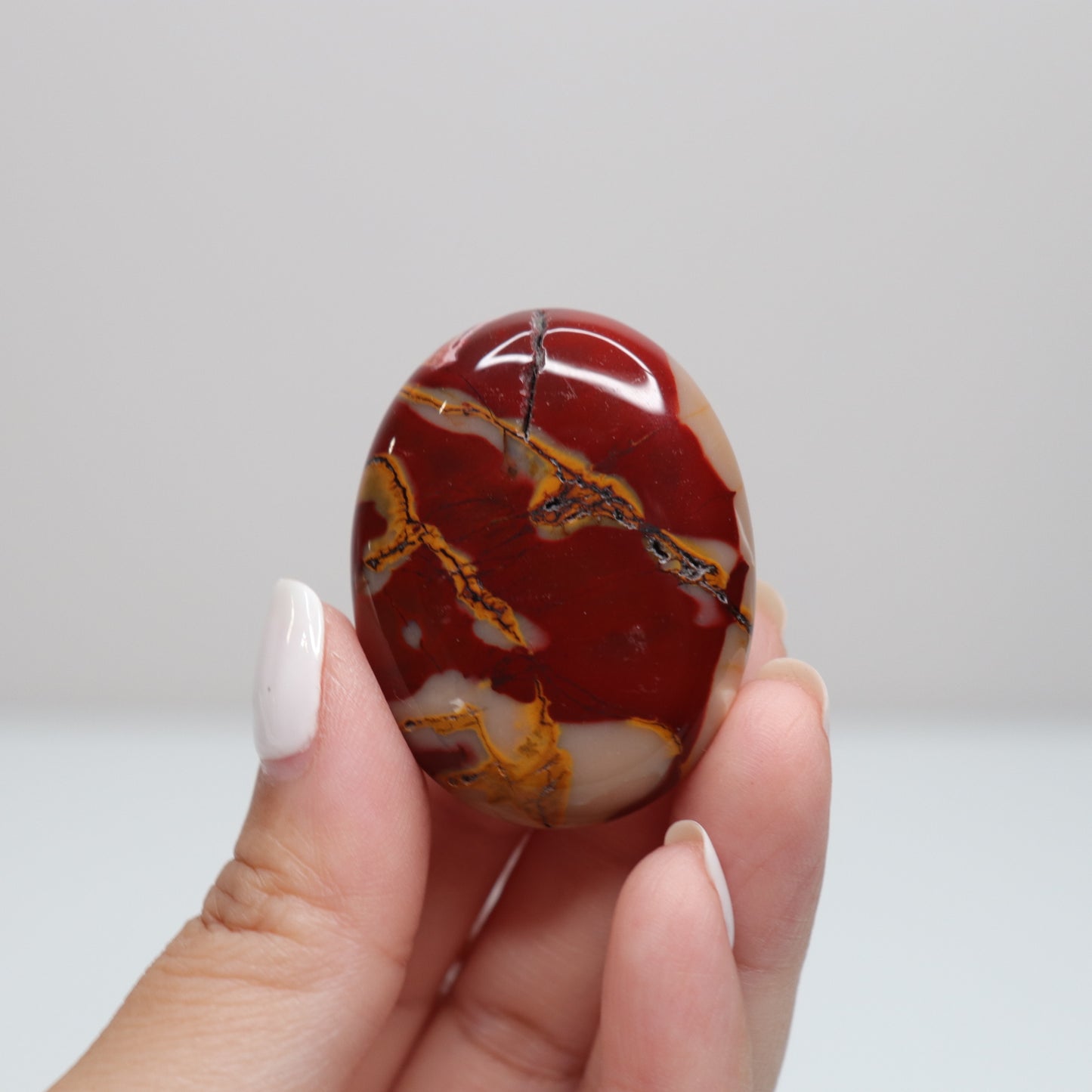 Mookaite Palm Stone | C