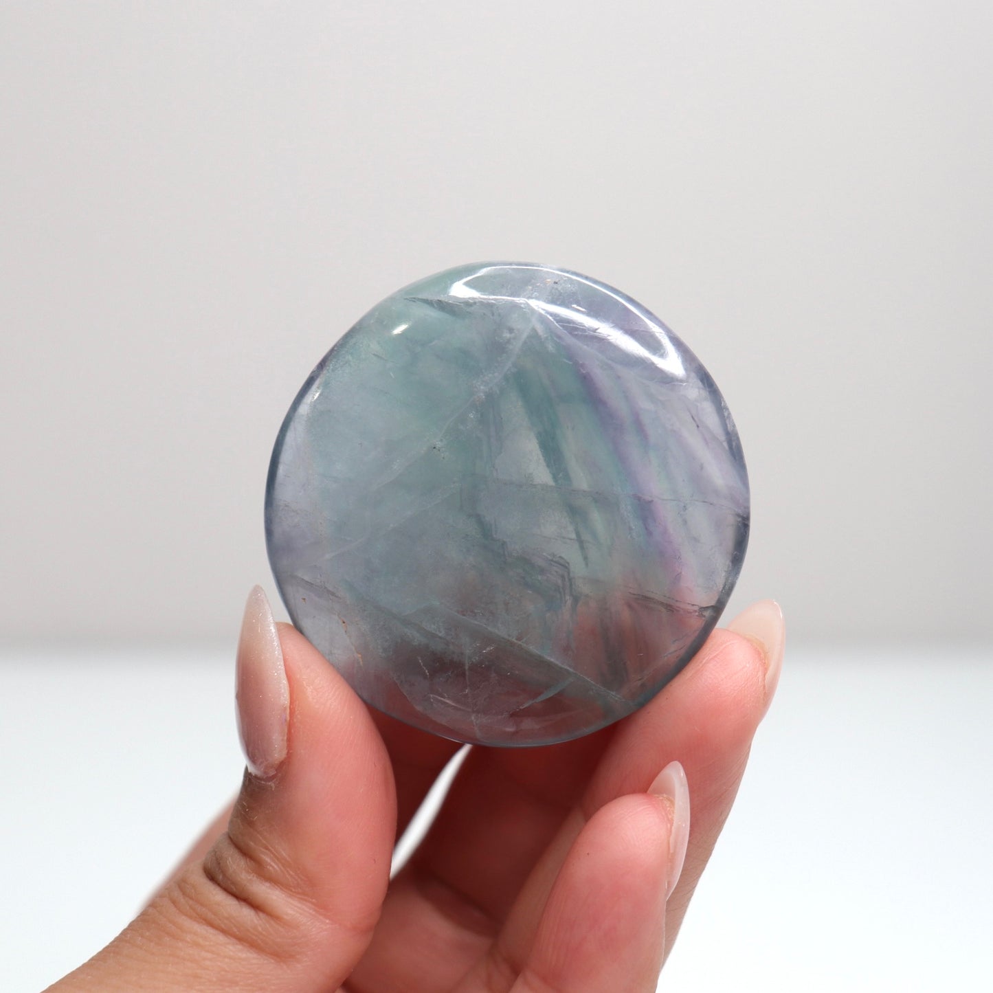 Fluorite Flat Stone | 57