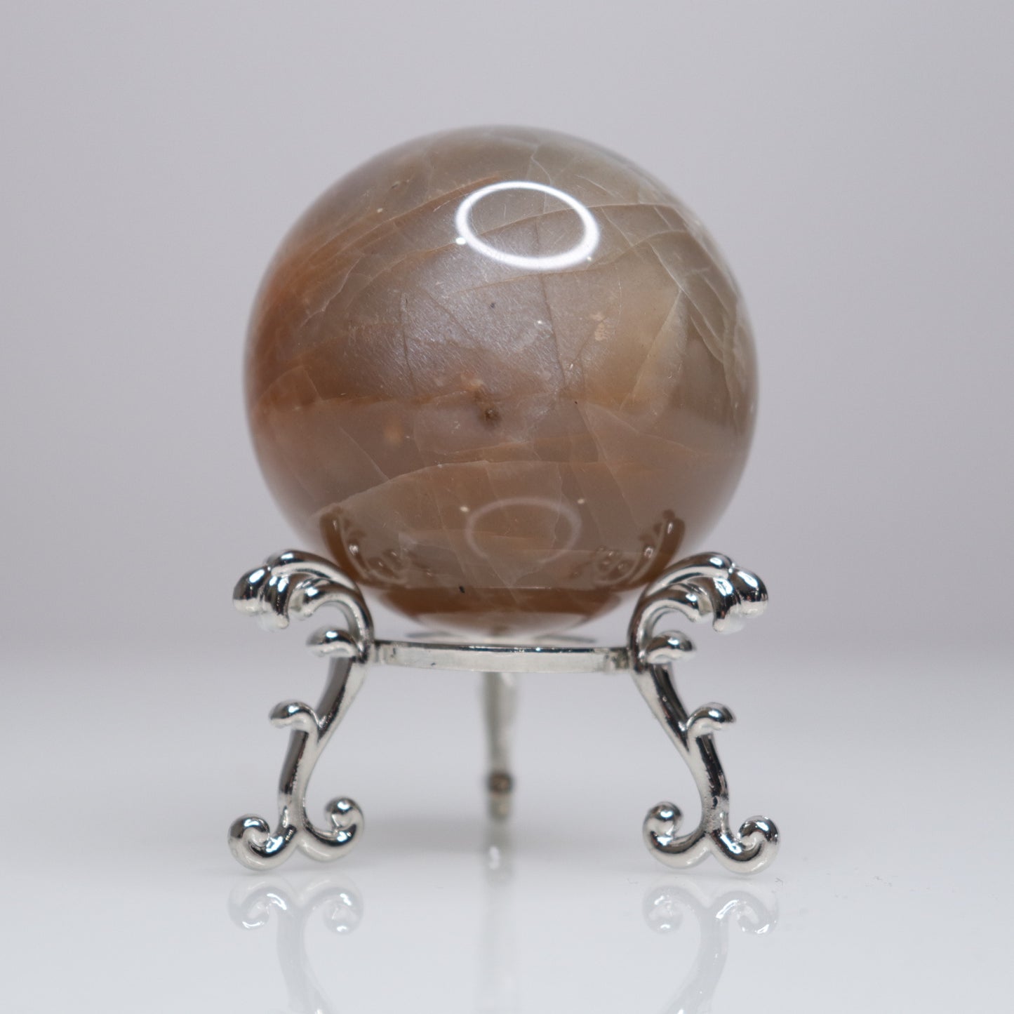Peach Moonstone Sphere | 3