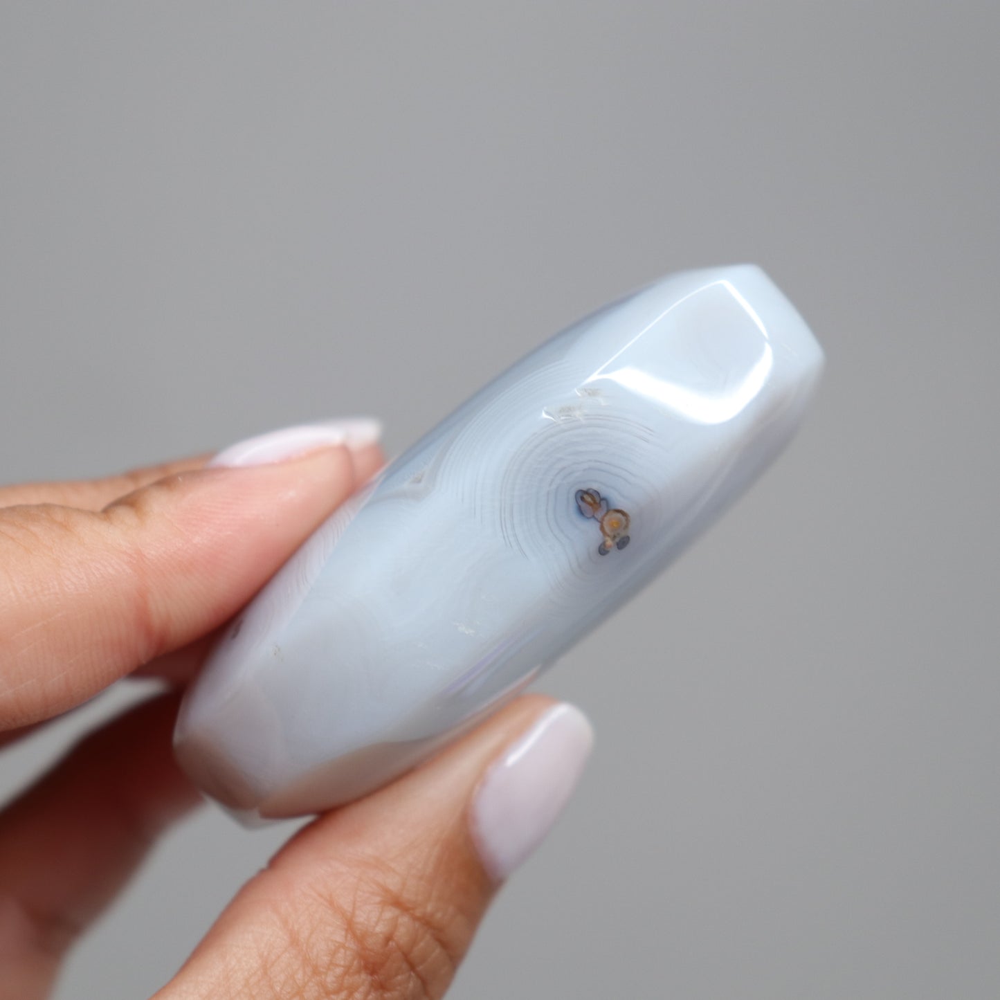 Banded Agate Palm Stone | 6