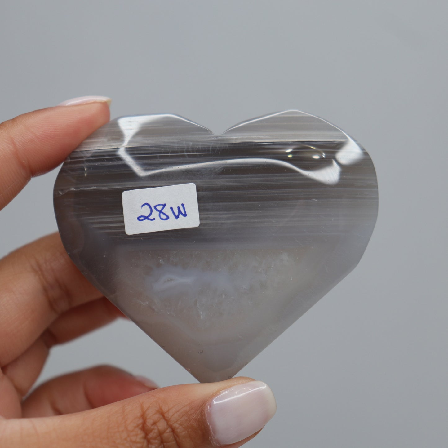 Banded Agate Heart | 2