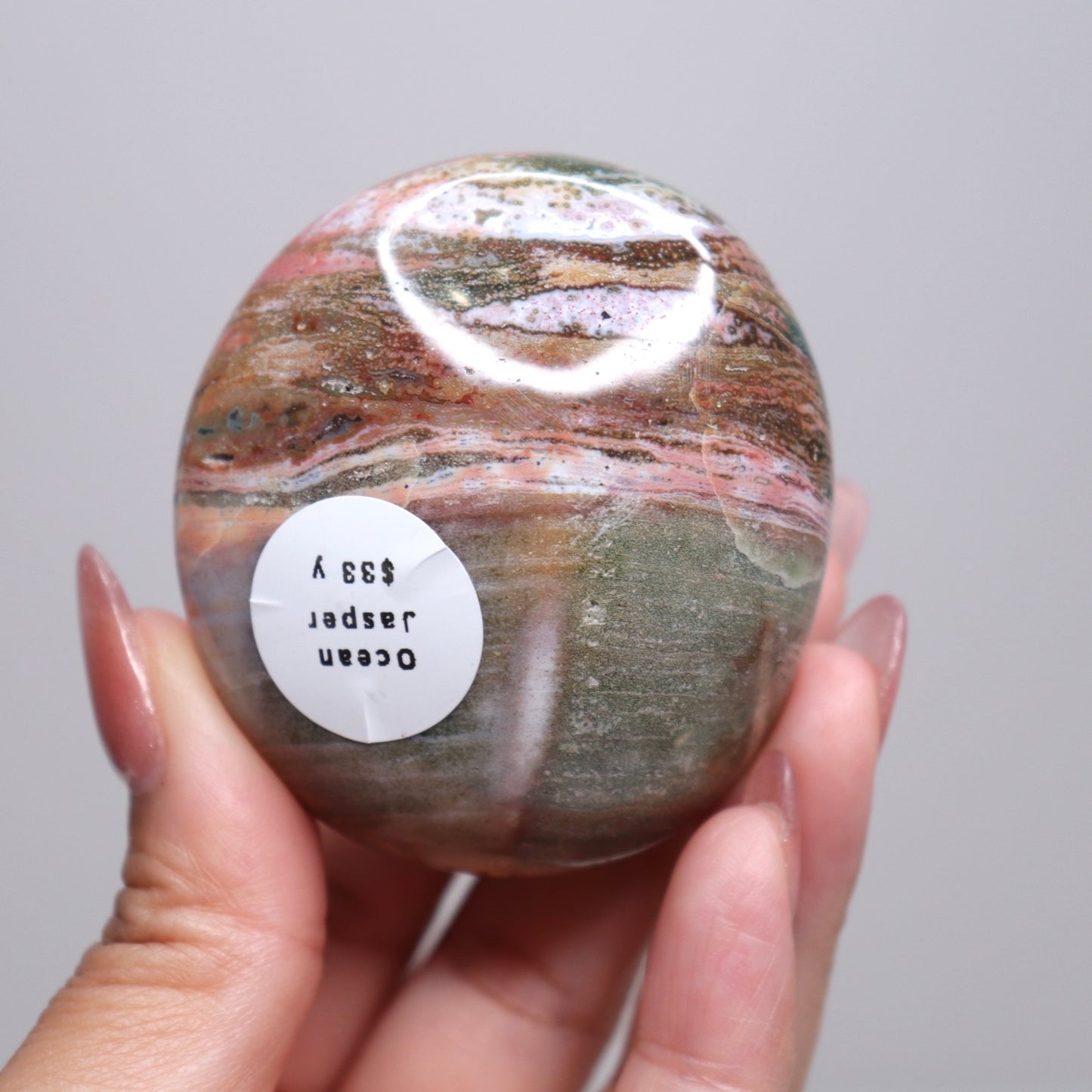 Ocean Jasper Palm Stone | 23