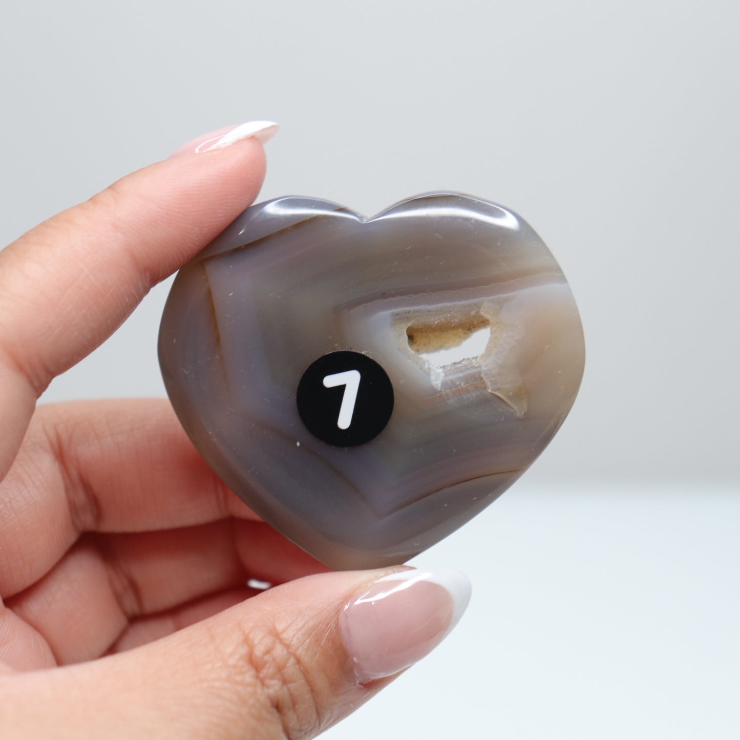 Druzy Agate Heart | 7