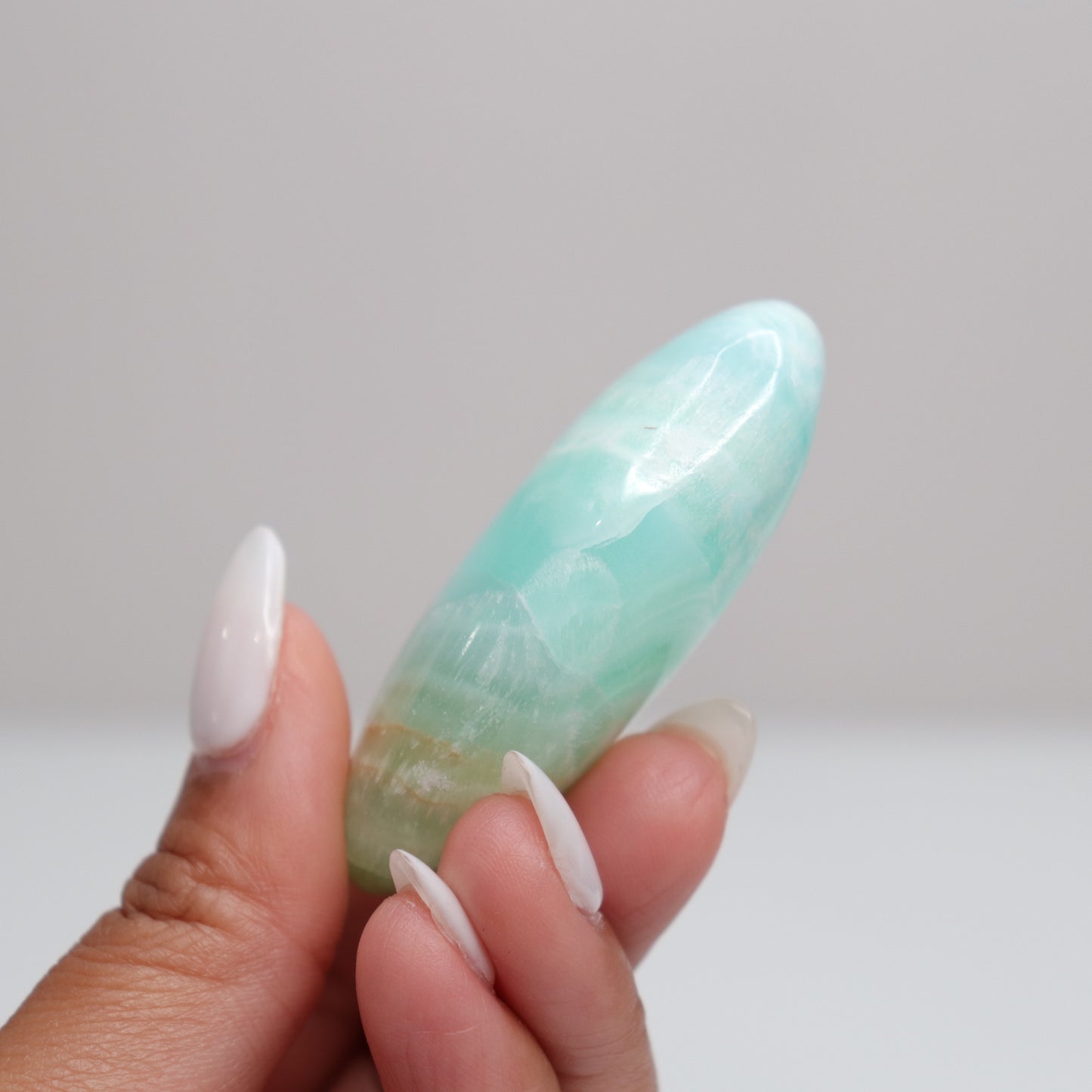 Caribbean Calcite Palm Stone | B