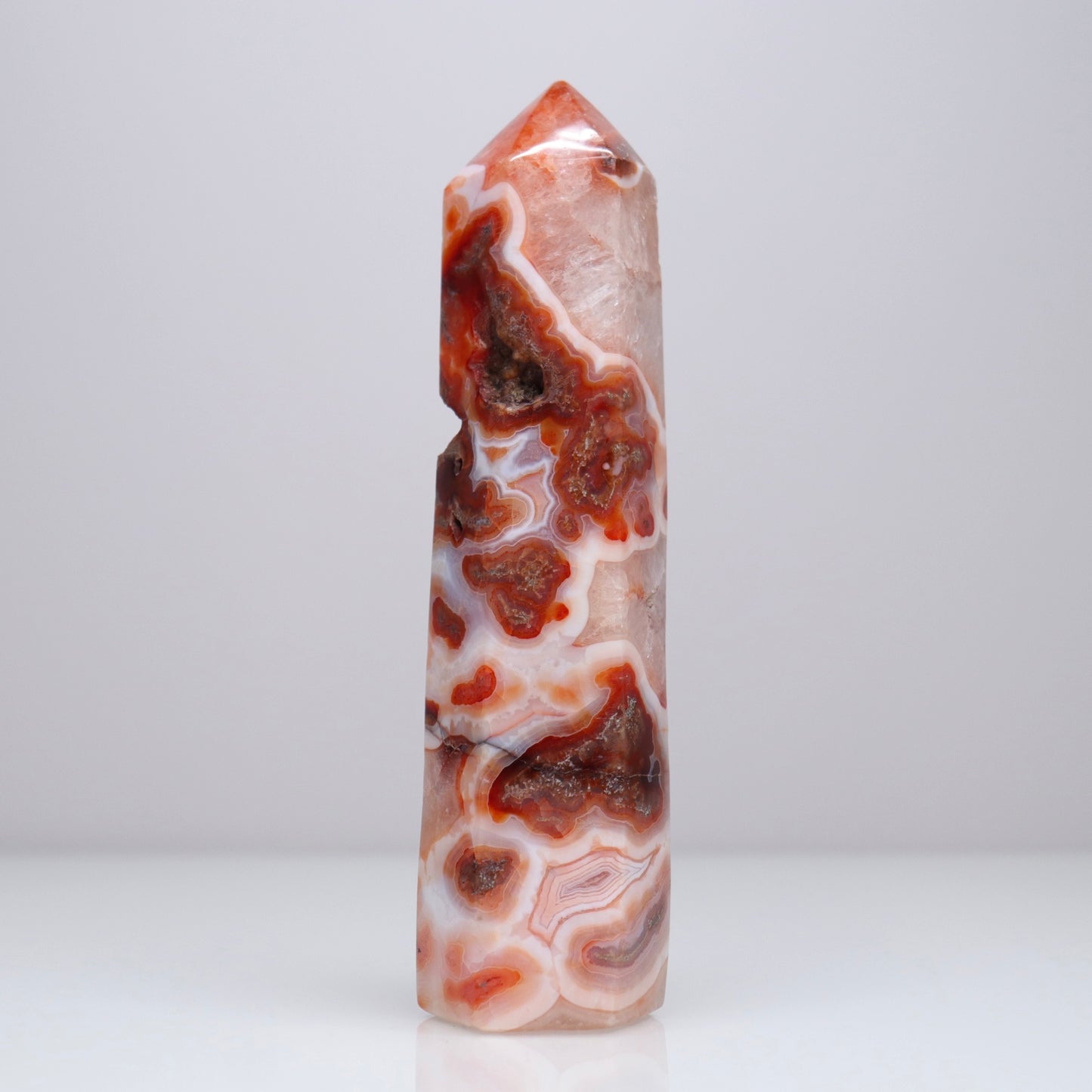 Carnelian X Moss Agate Tower | 1*