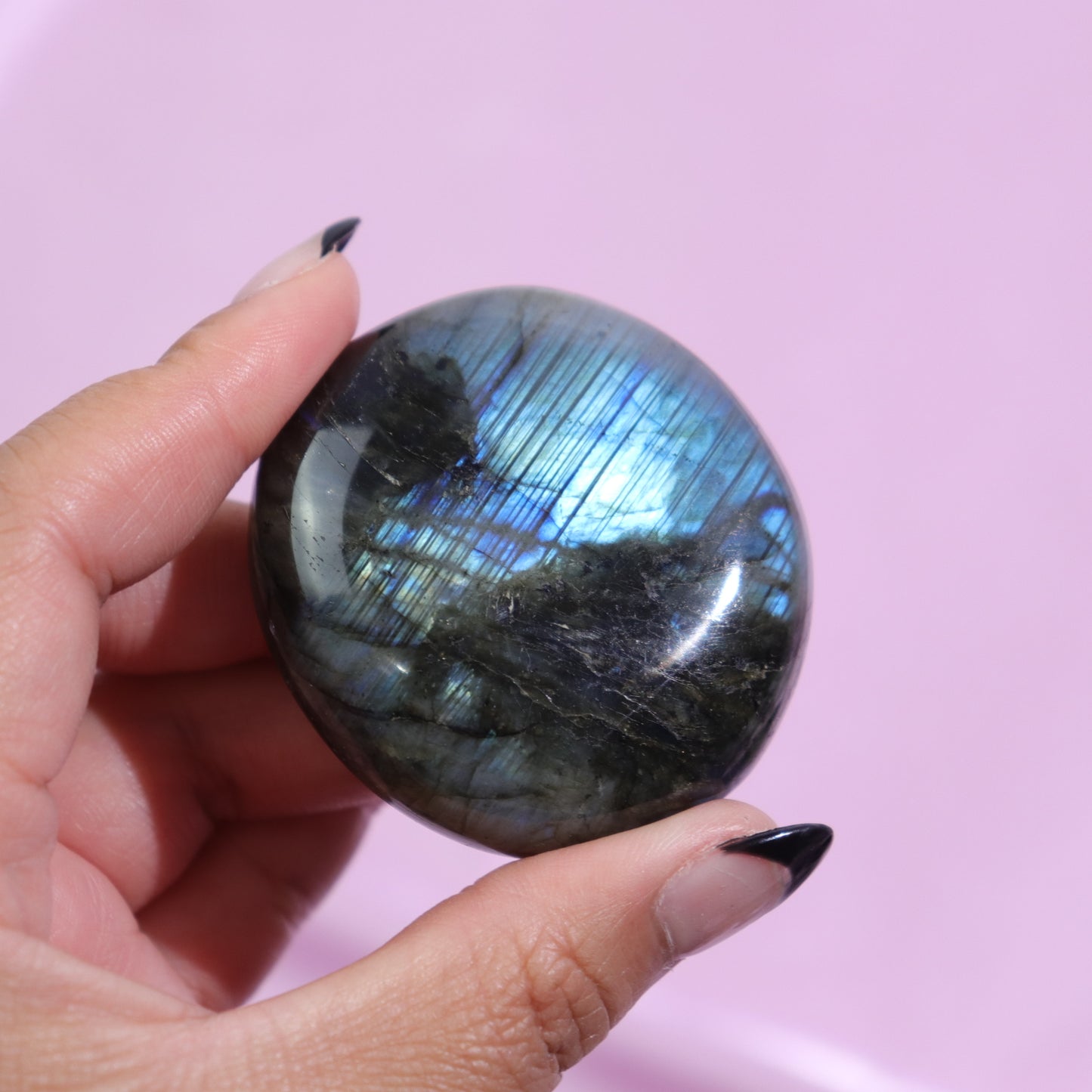 Labradorite Palm Stone | 9