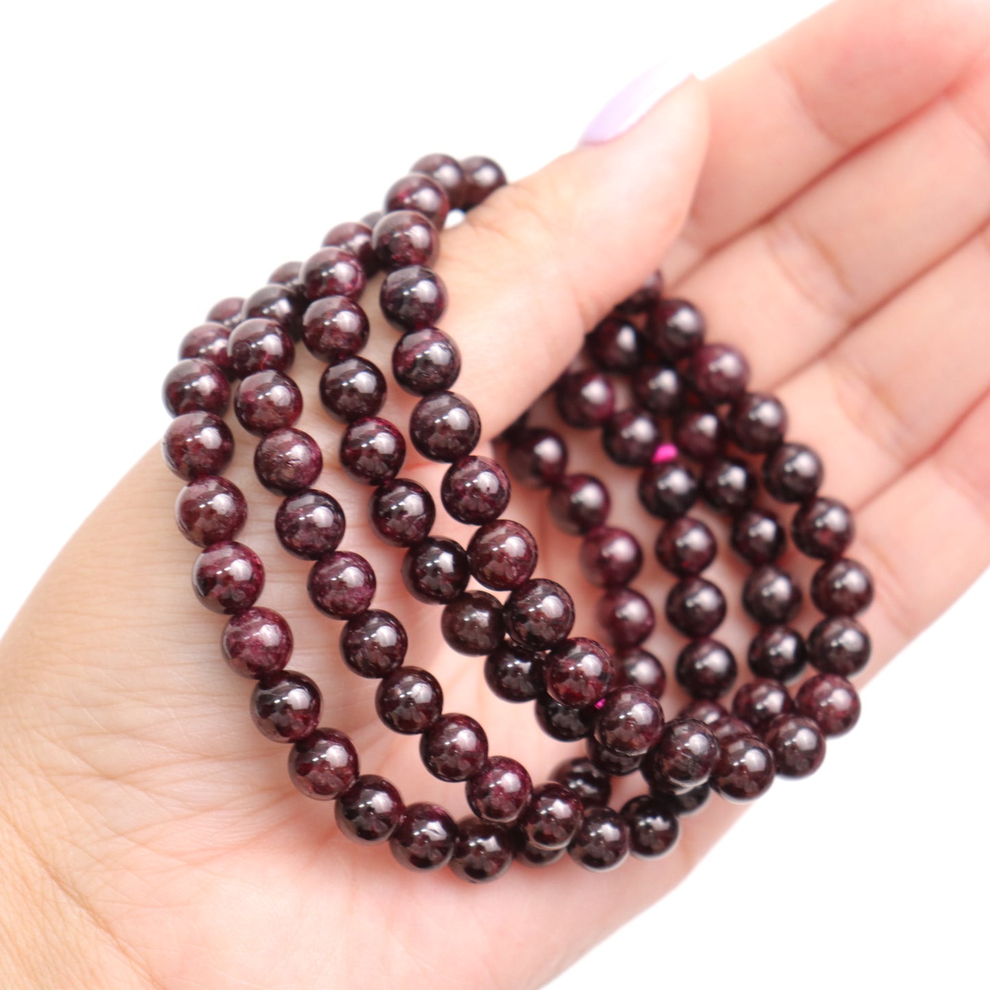 Garnet Bracelets | 6-8mm