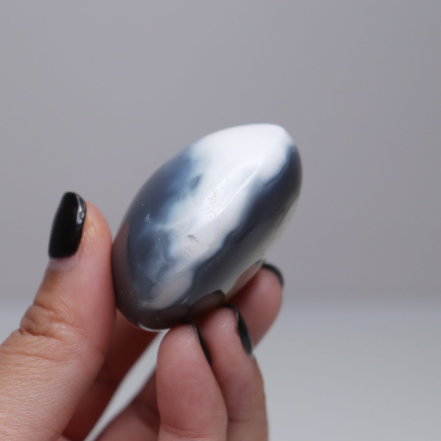 Orca Agate Palm Stone | 6