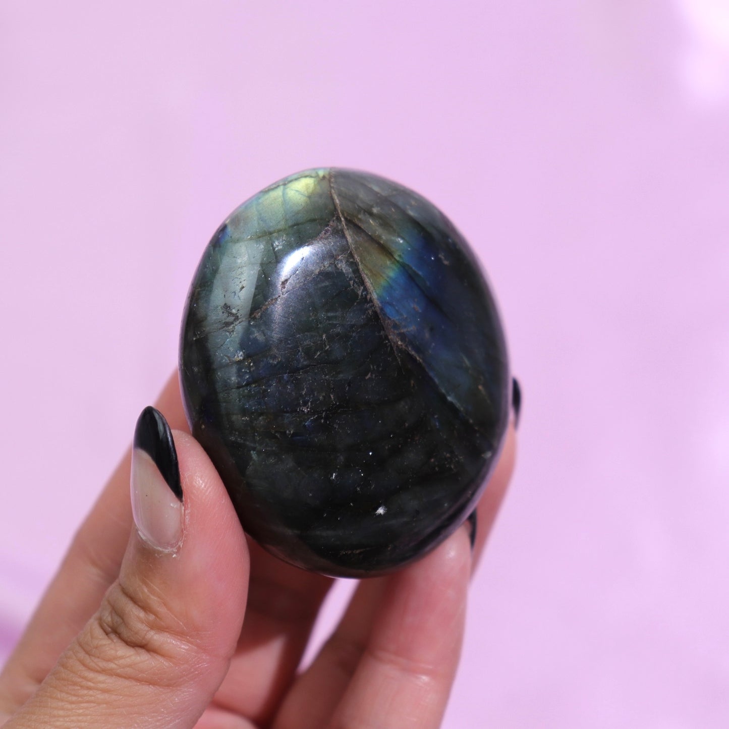 Labradorite Palm Stone | 11