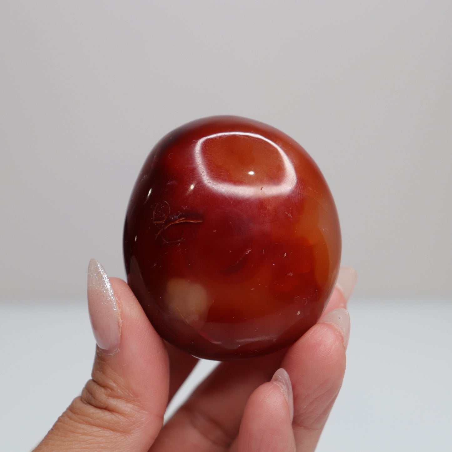Carnelian Palm Stone 91