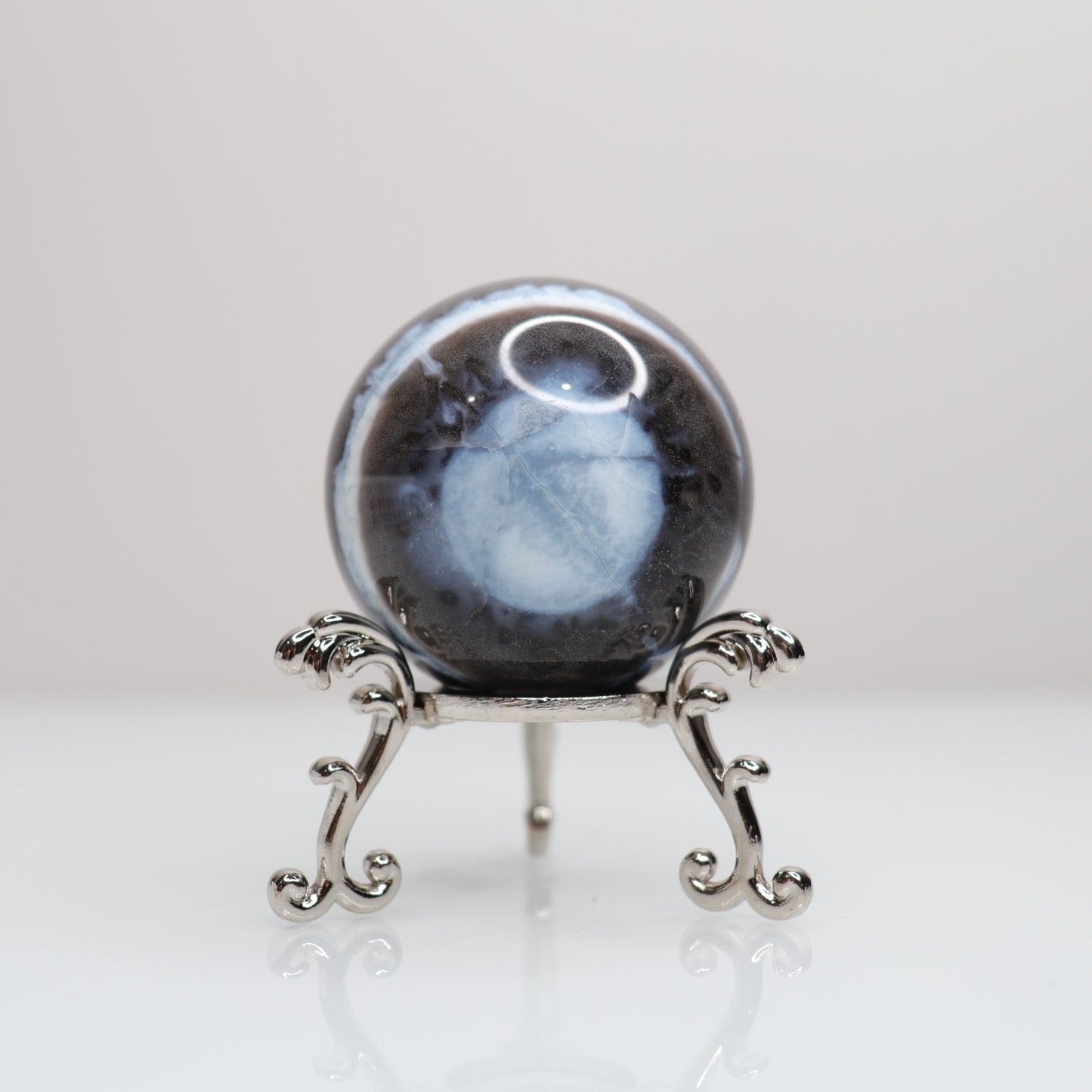 Blue Opal Sphere 2
