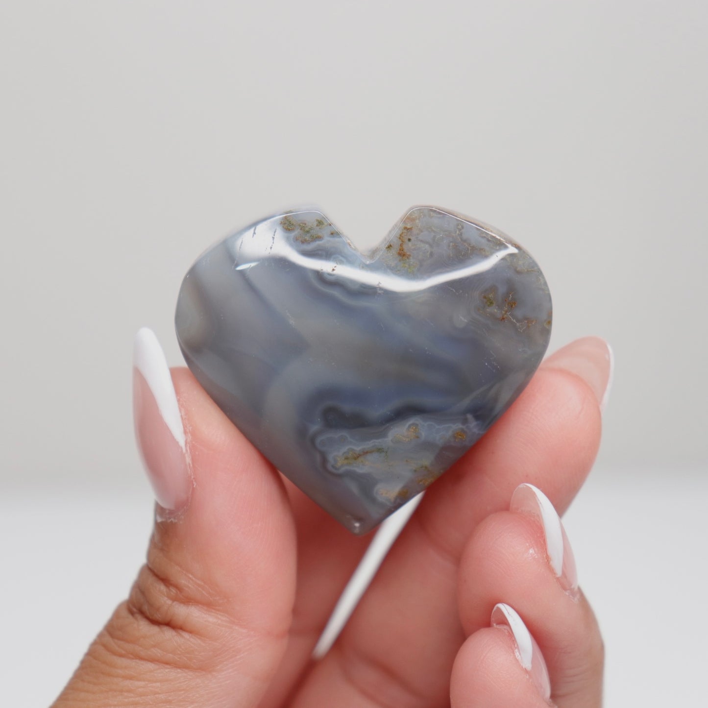Moss Agate Heart | F