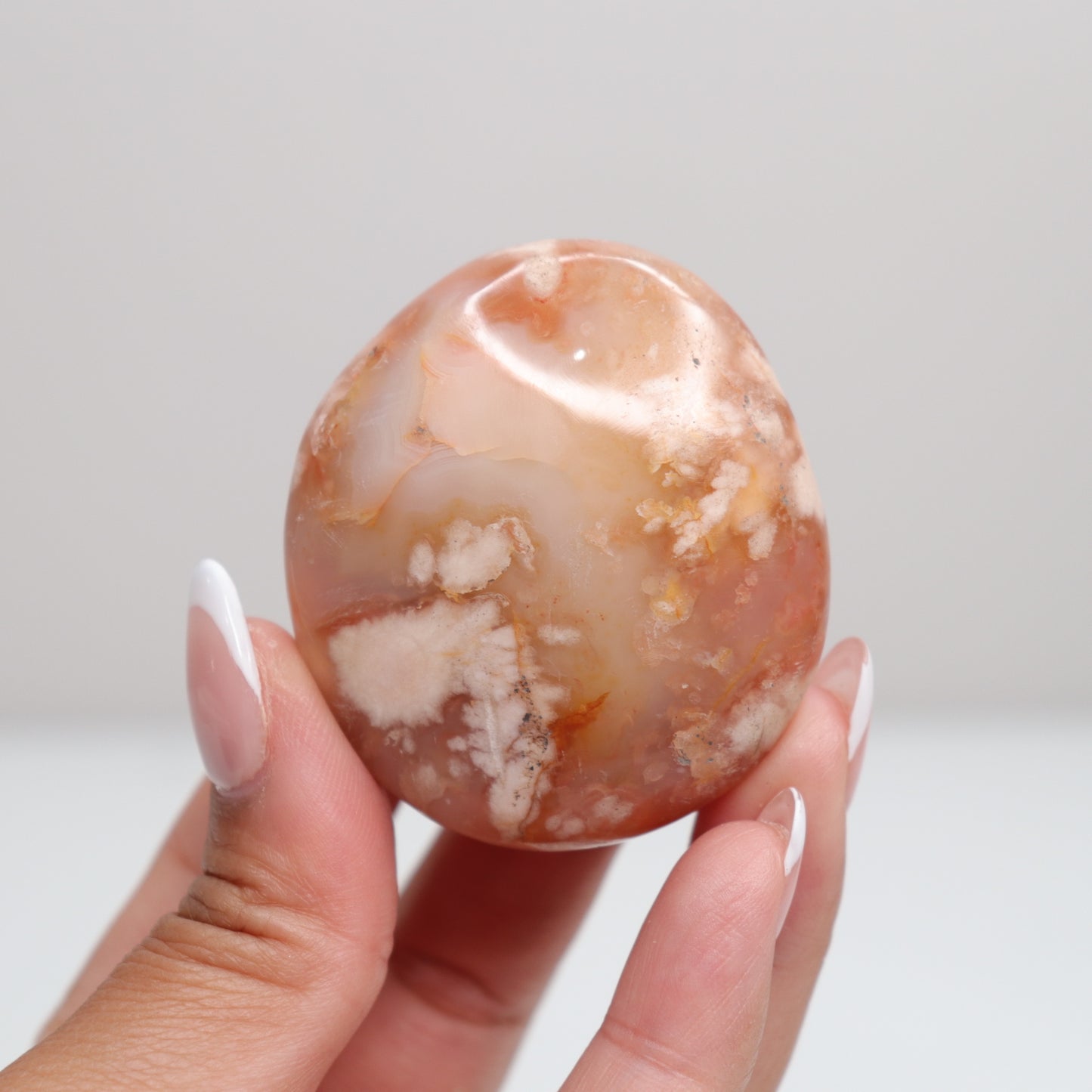 Flower Agate Palm Stone | 5