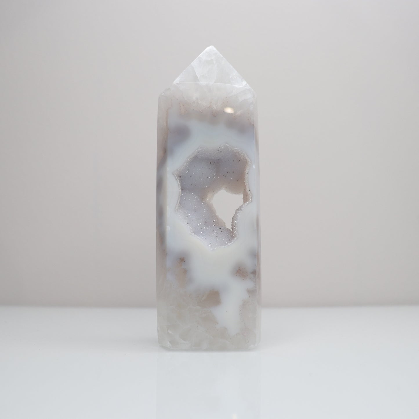 Druzy Agate Tower | D