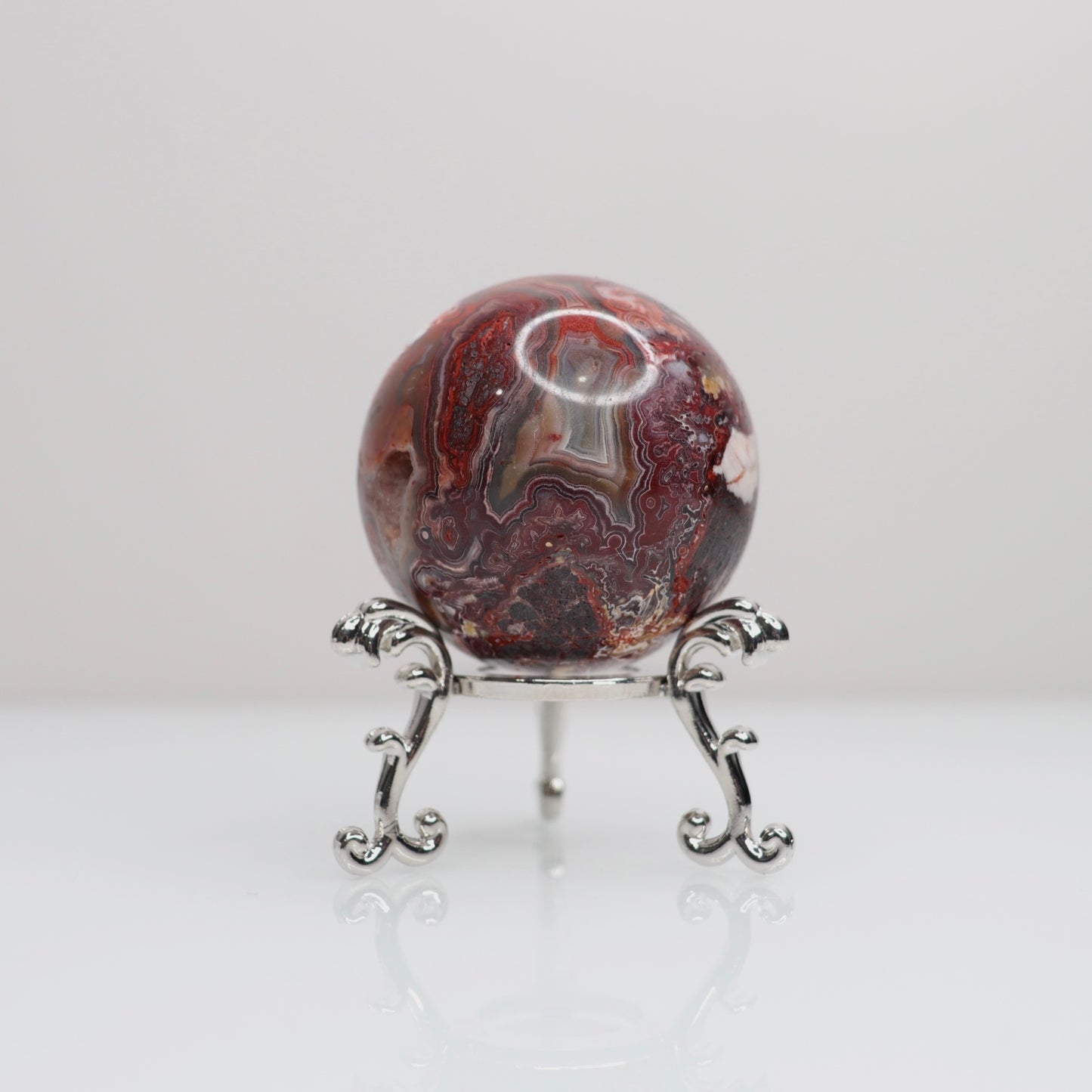 Mexican Lace Agate Sphere | 11