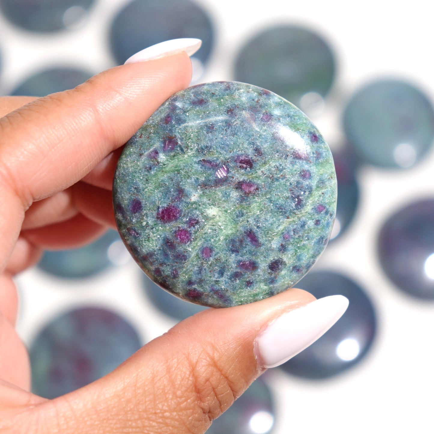 Ruby Kyanite Flat Stones