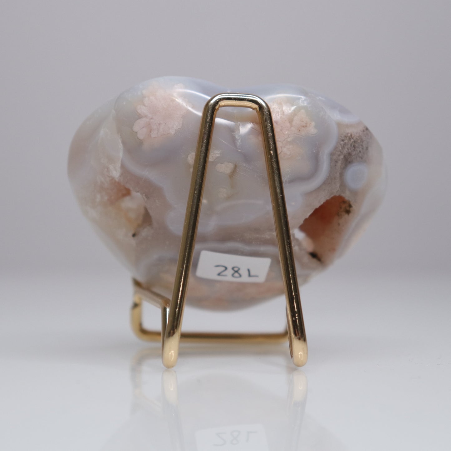 Flower Agate Heart | 20