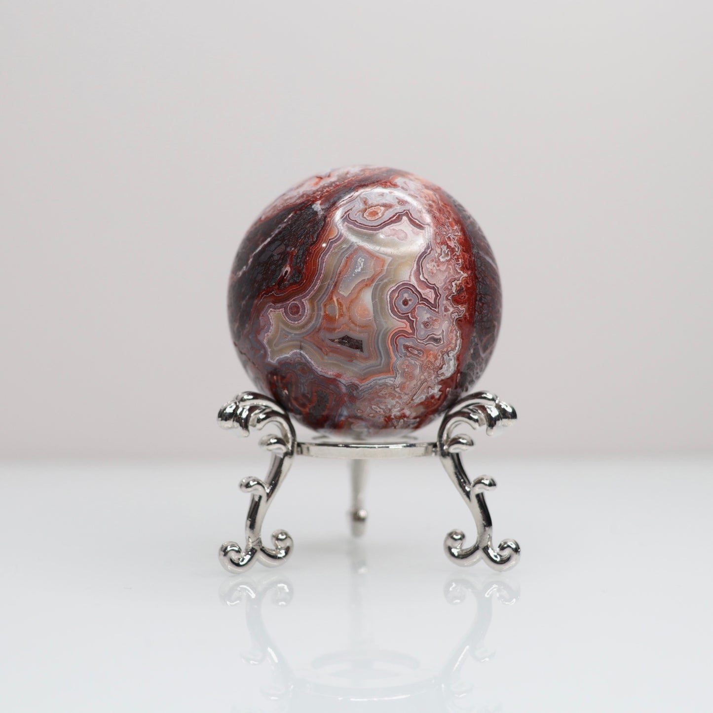 Mexican Lace Agate Sphere | 15